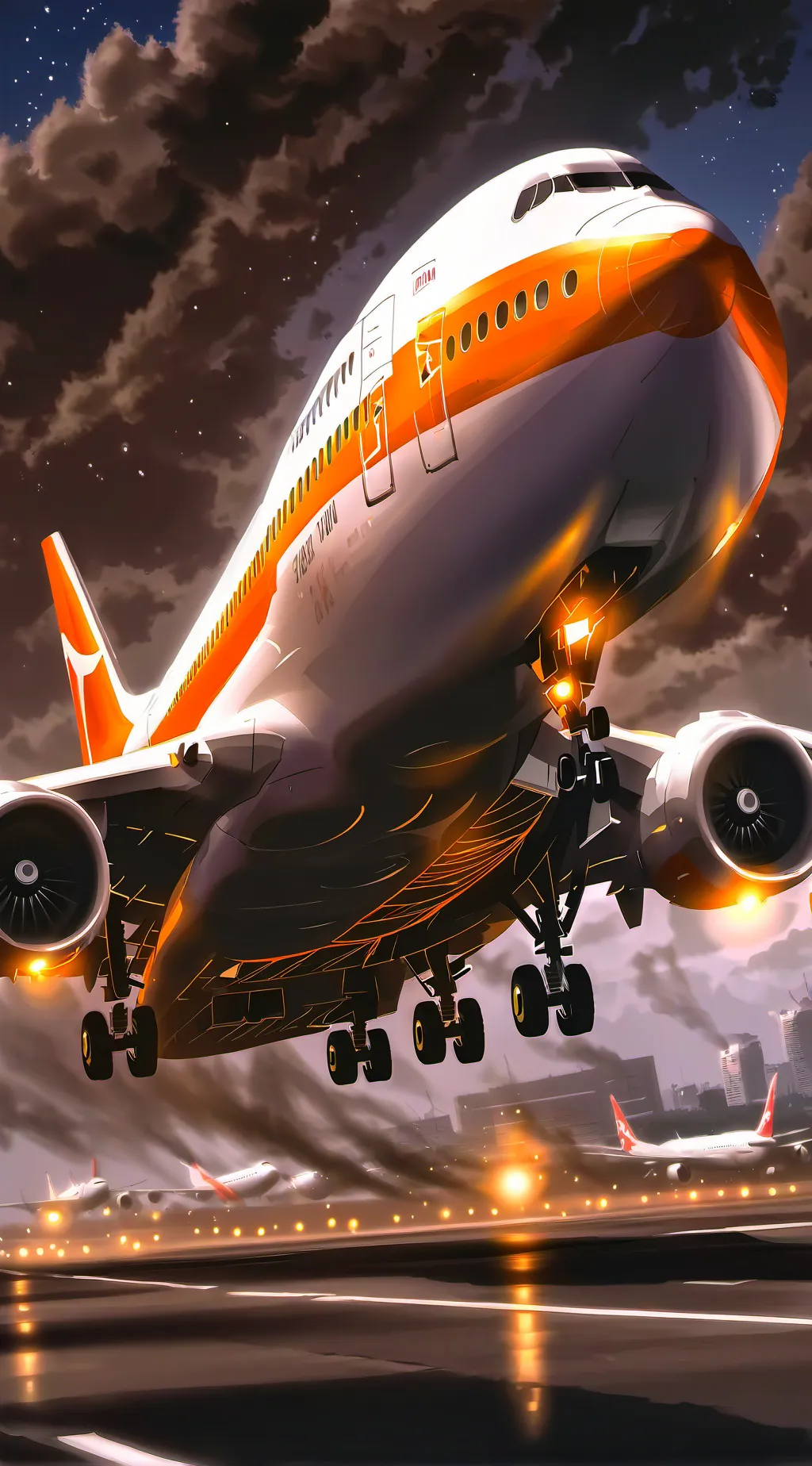 ai character: Boeing 747 background