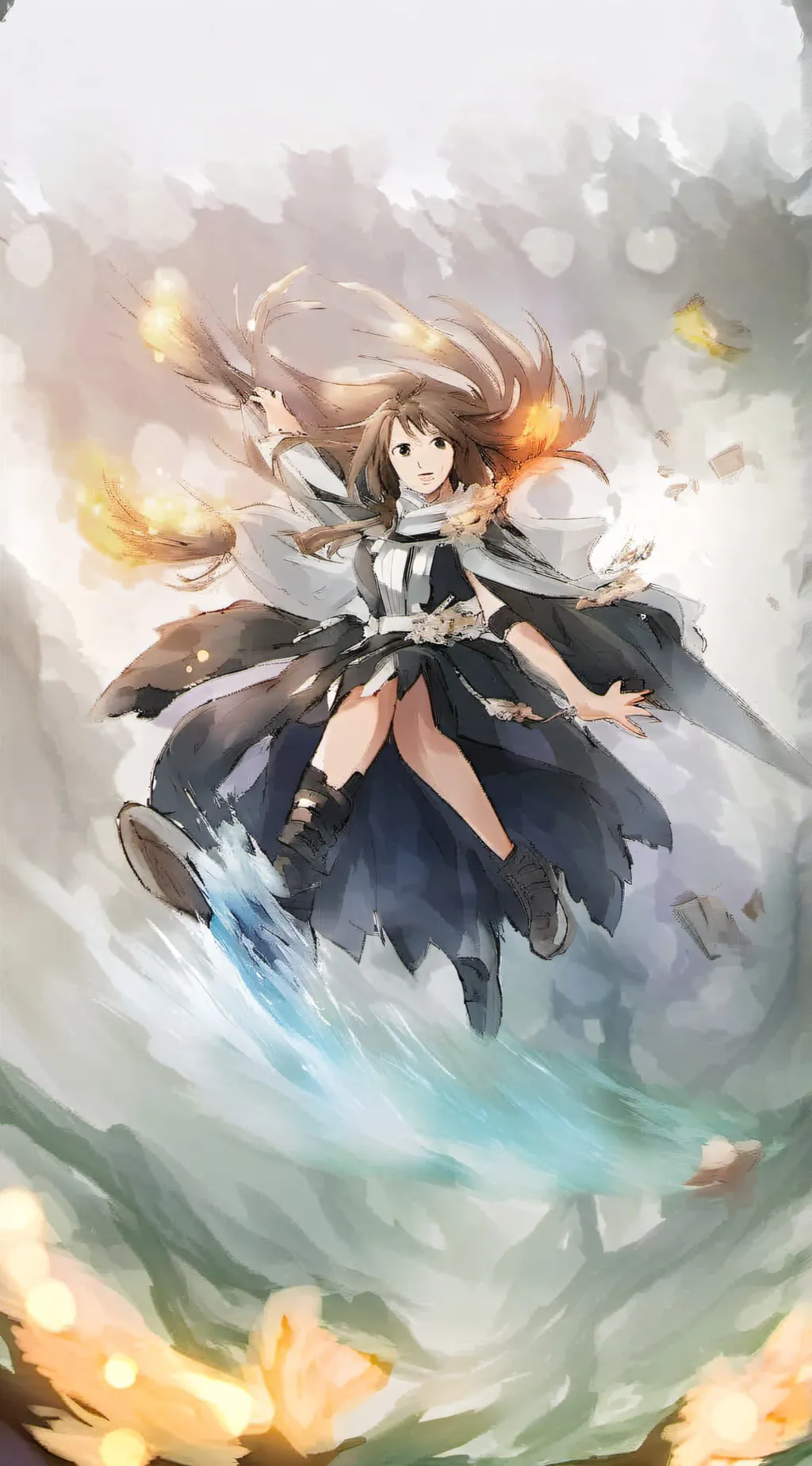 ai character: Revue Starlight background