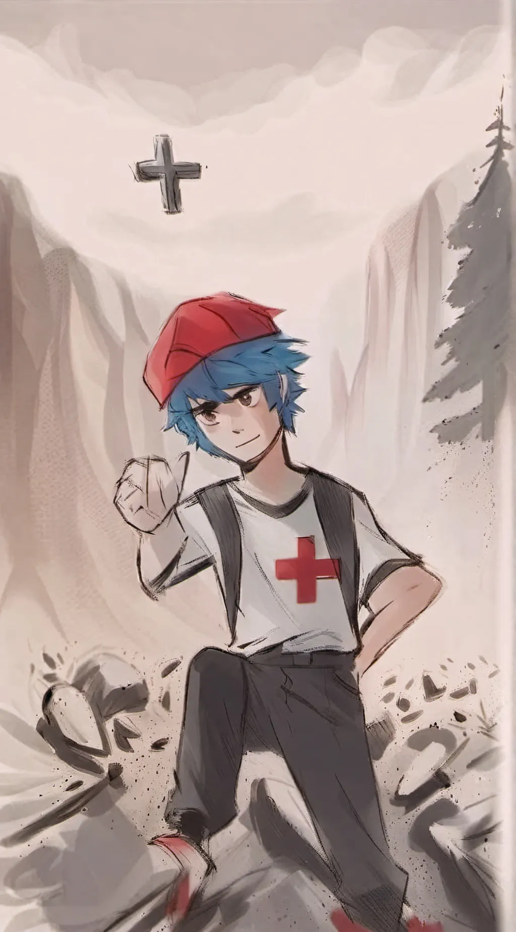 ai character: FNF background