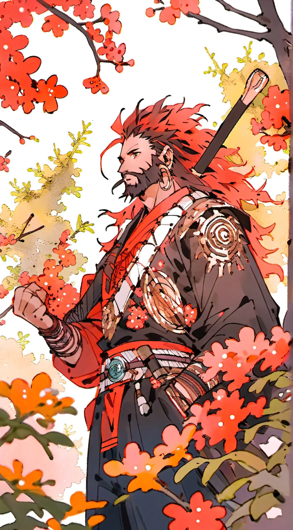 ai character: hisuian koraidon  background