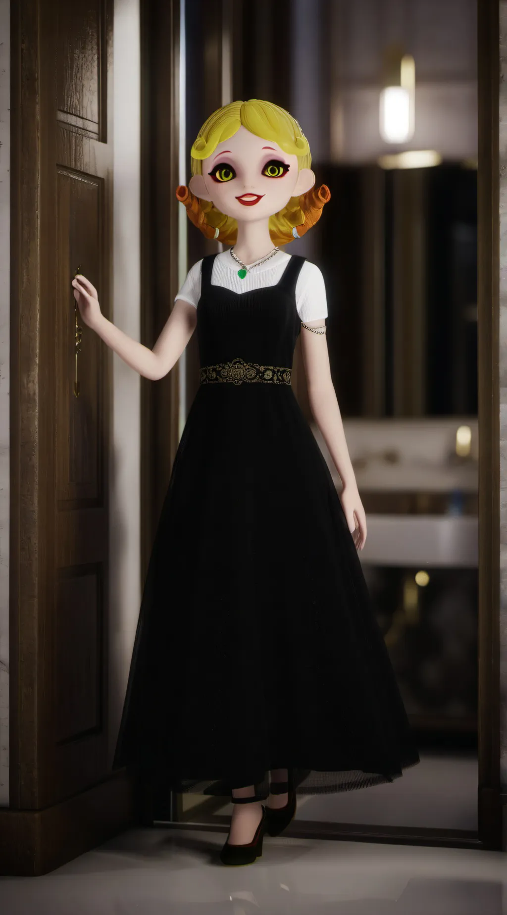 ai character: Gwen ￼ background