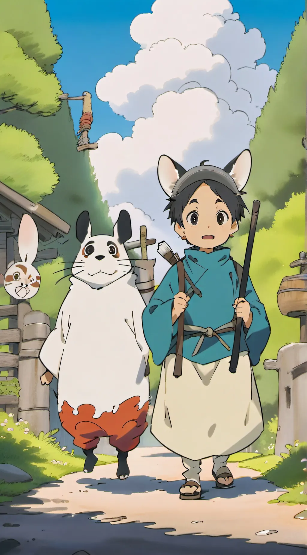 ai character: Chuyang + taikou background