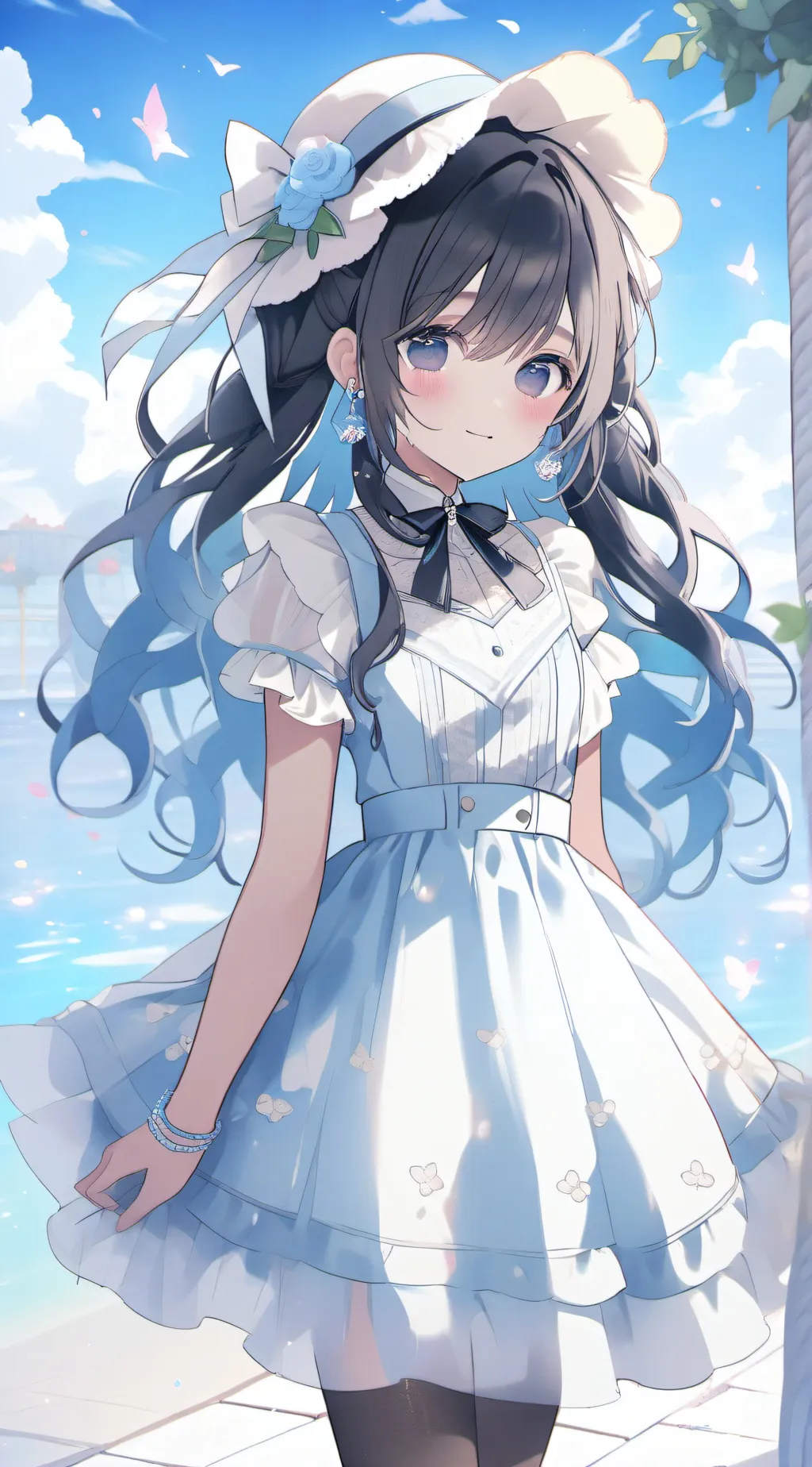 ai character: Luna background