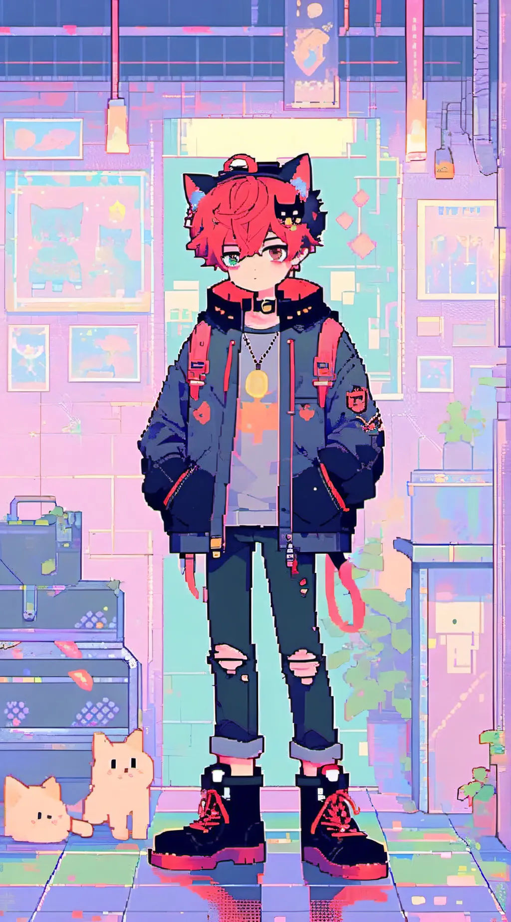 ai character: tare background