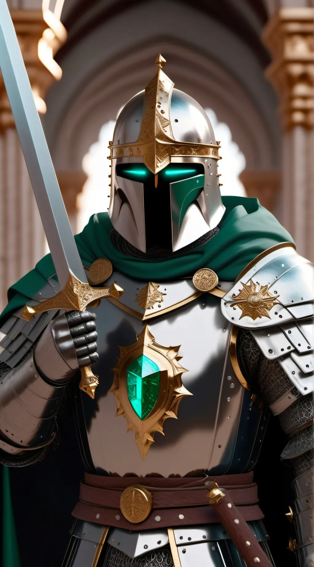 ai character: green pt1 background