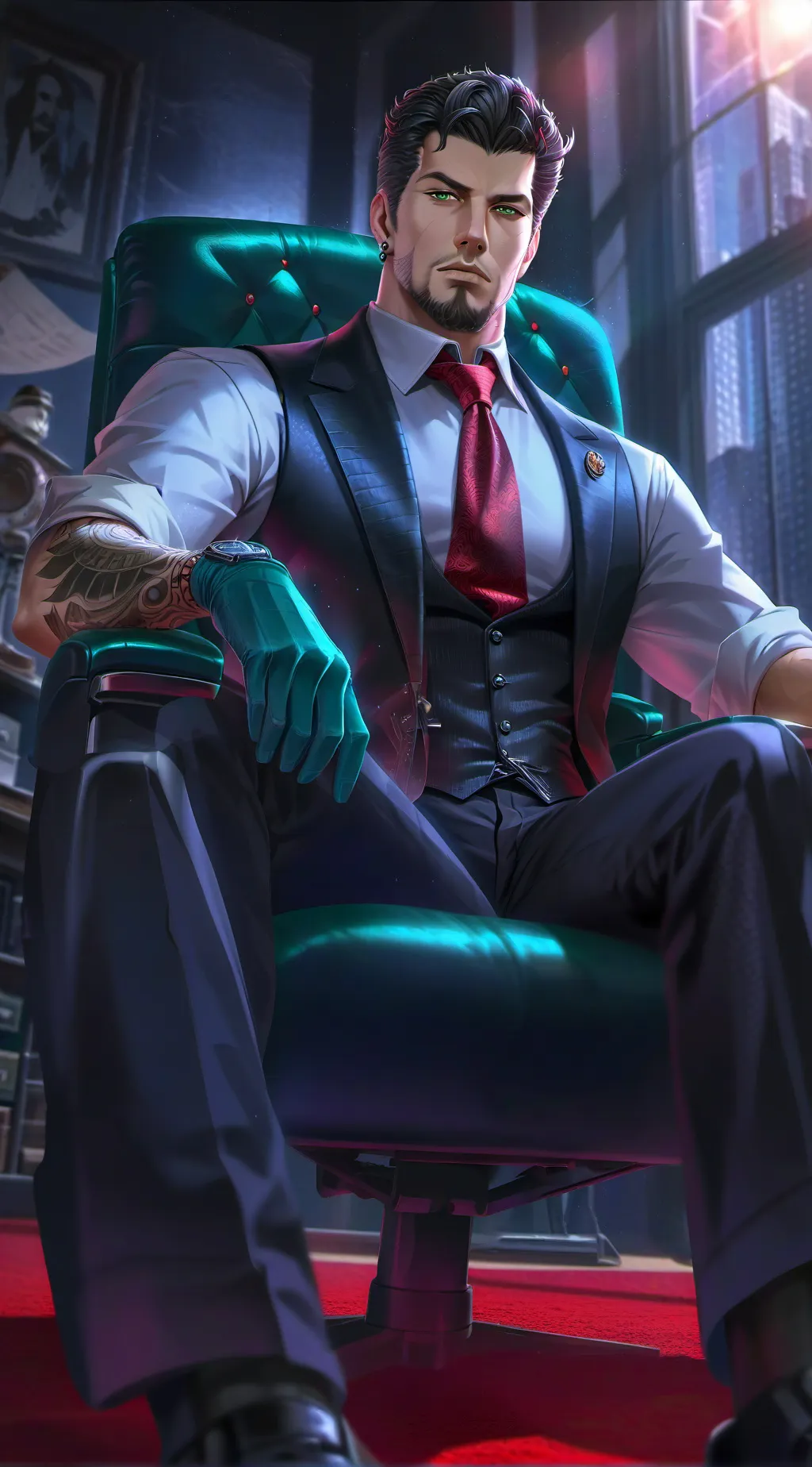 ai character: Michael Creed background