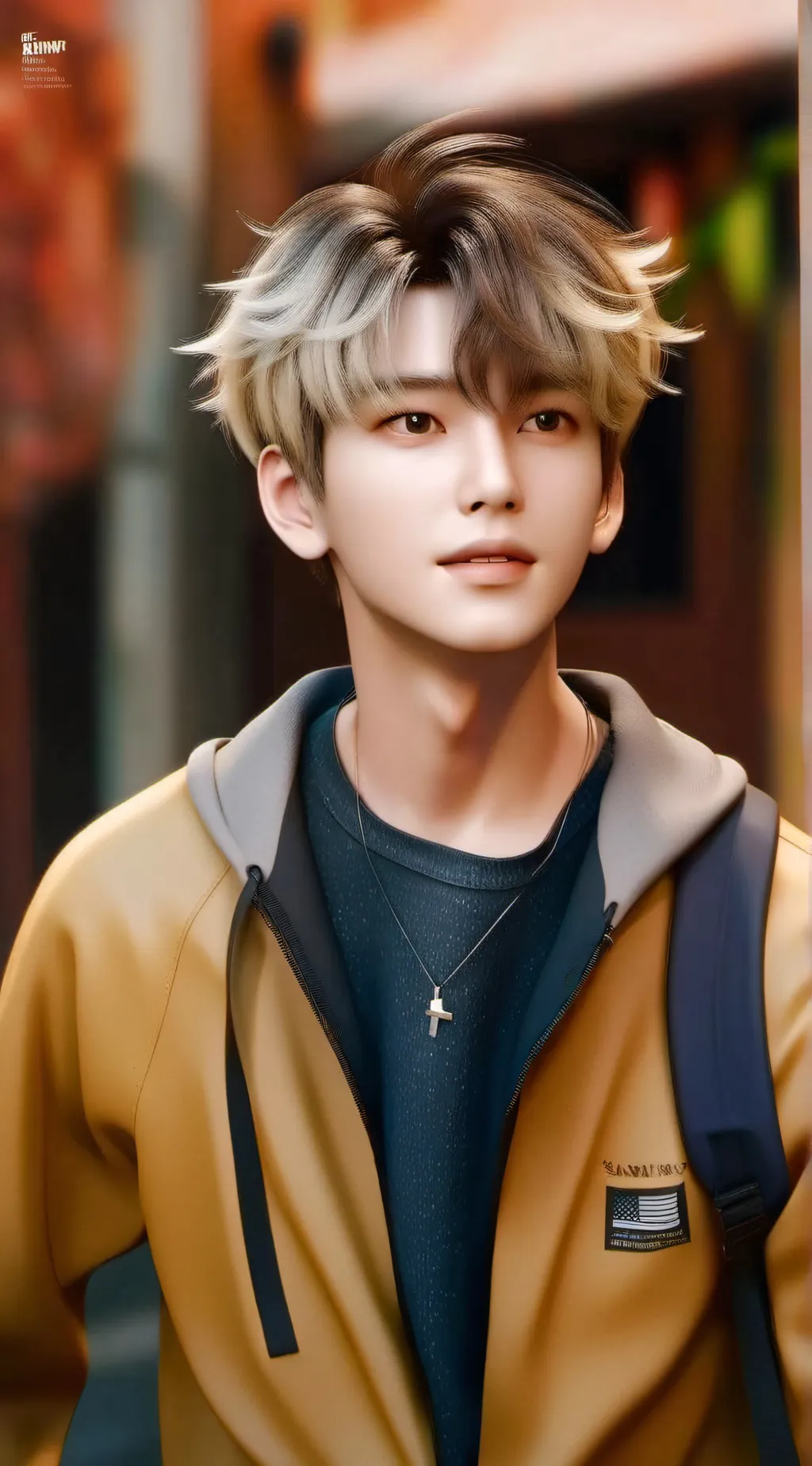 ai character: I.N from skz background