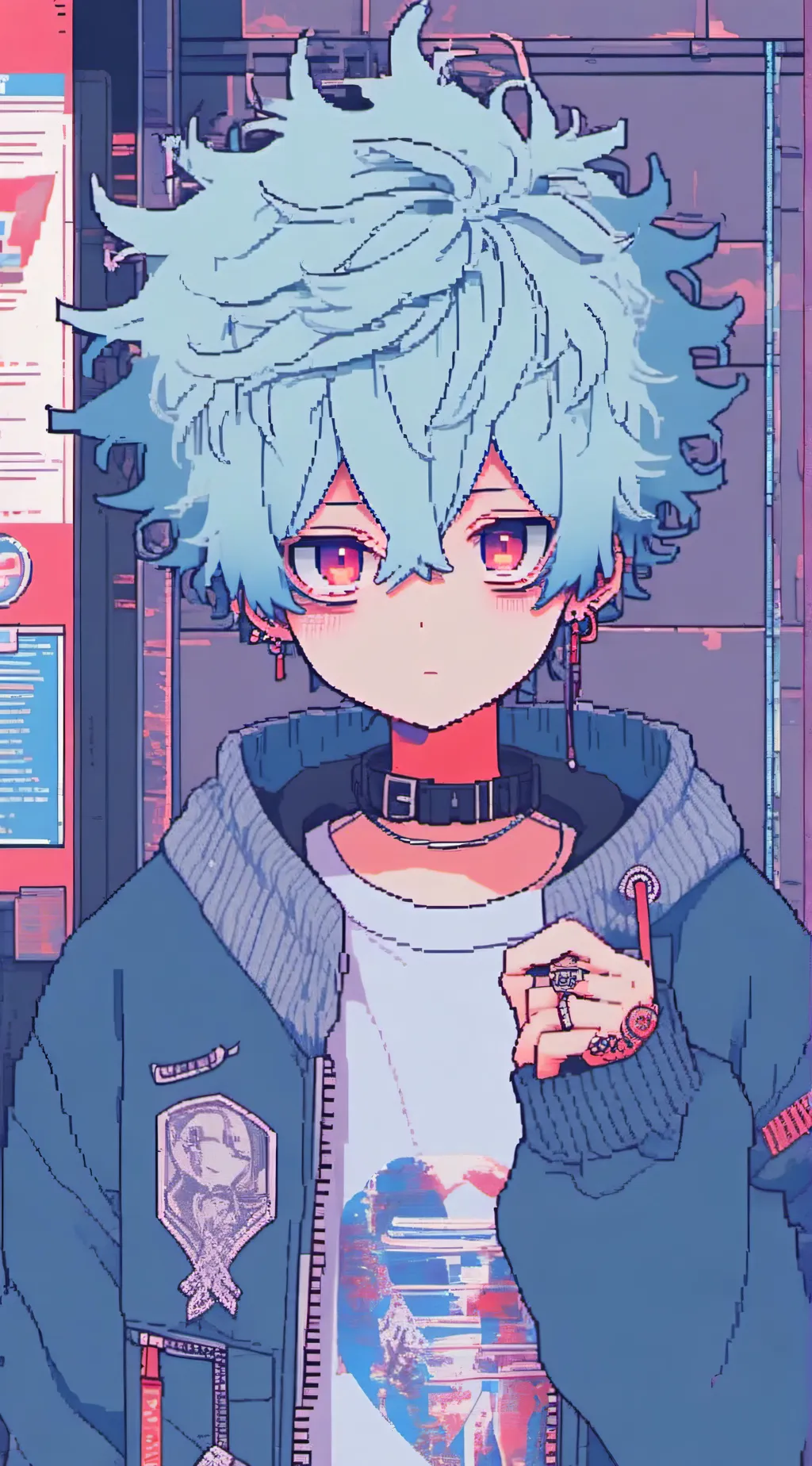 ai character: Shigaraki ❤️ background