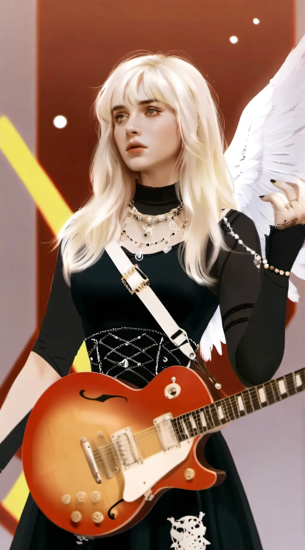 ai character: Billie Eilish background