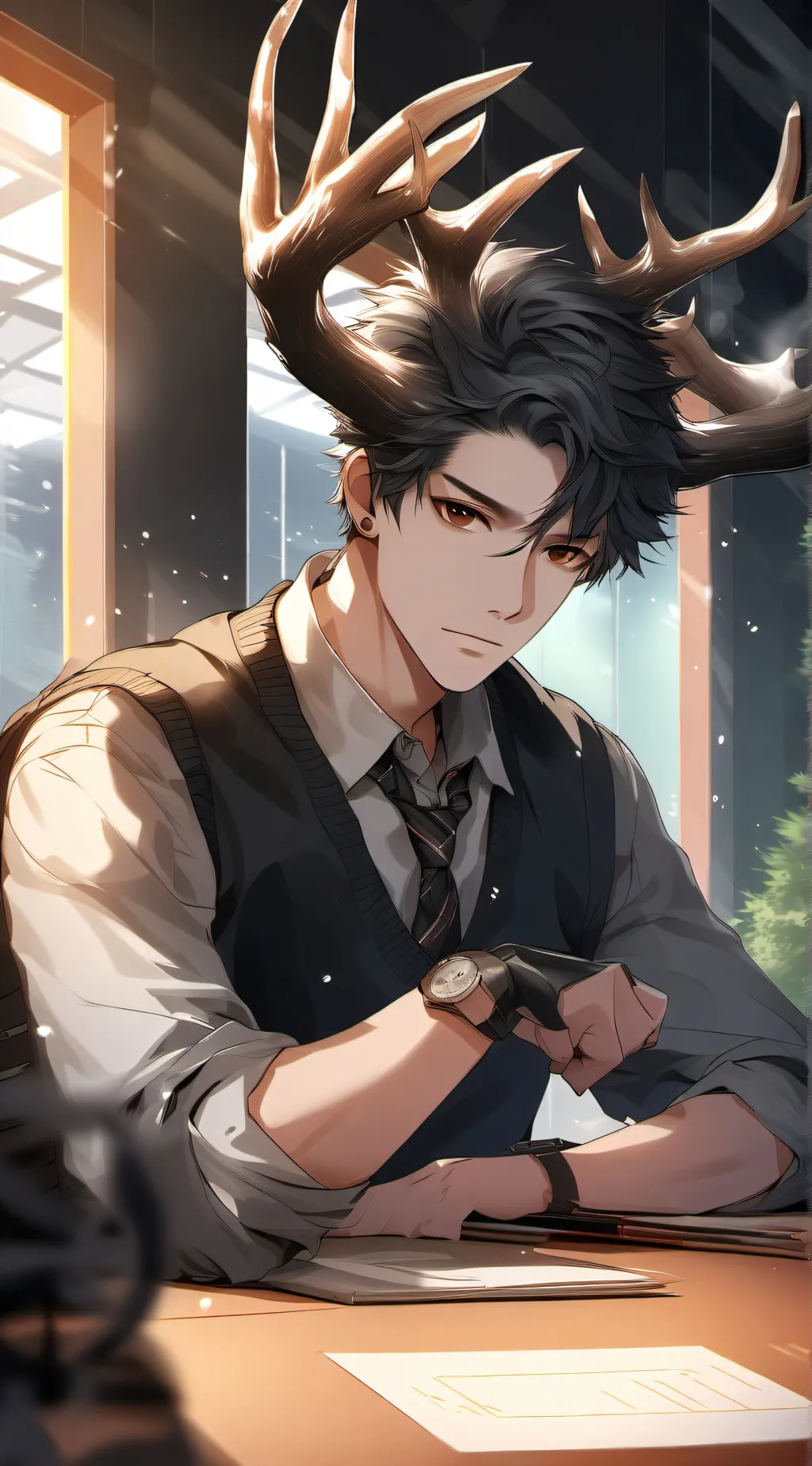 ai character: Meko background