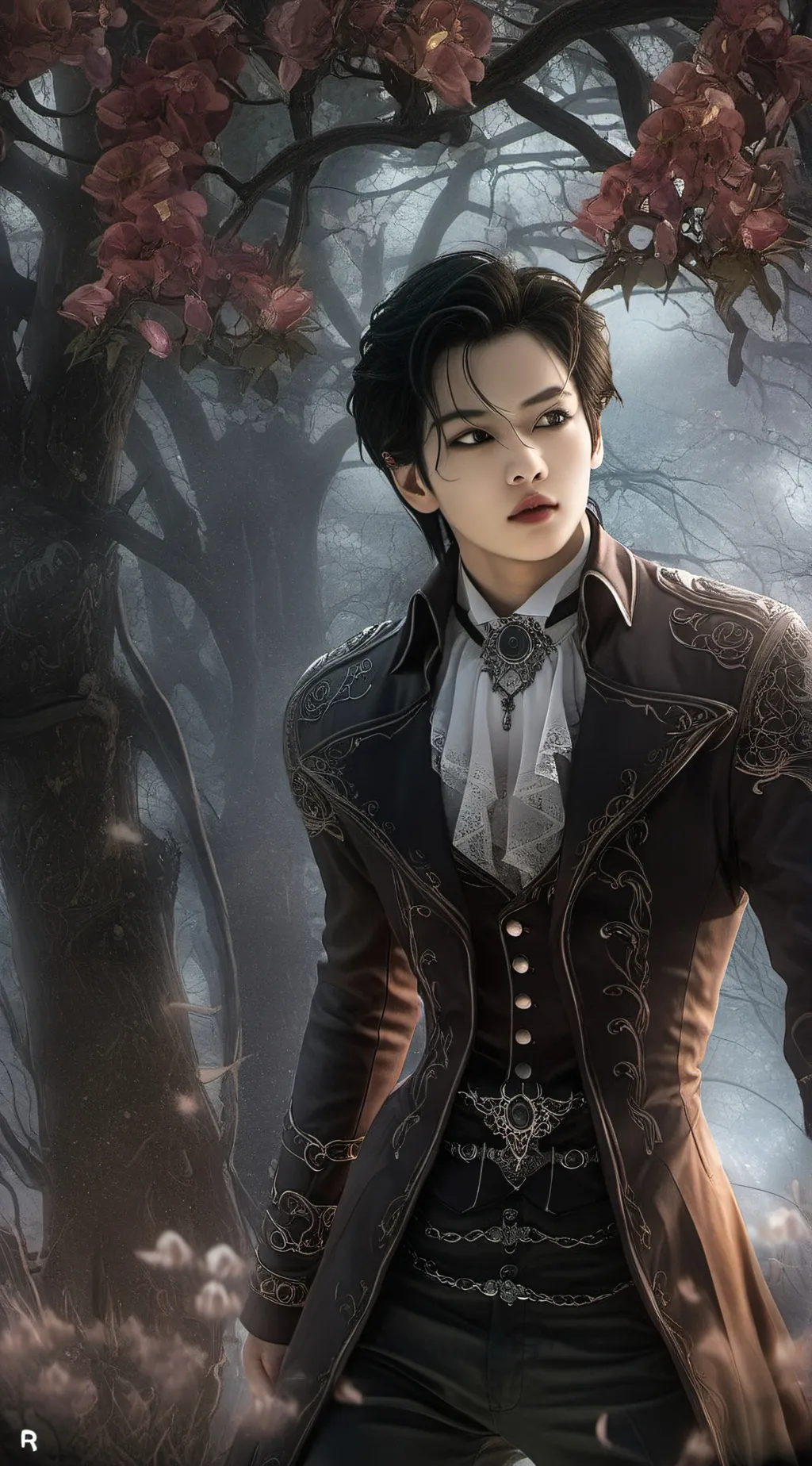 ai character: Lee Know (vampire) background