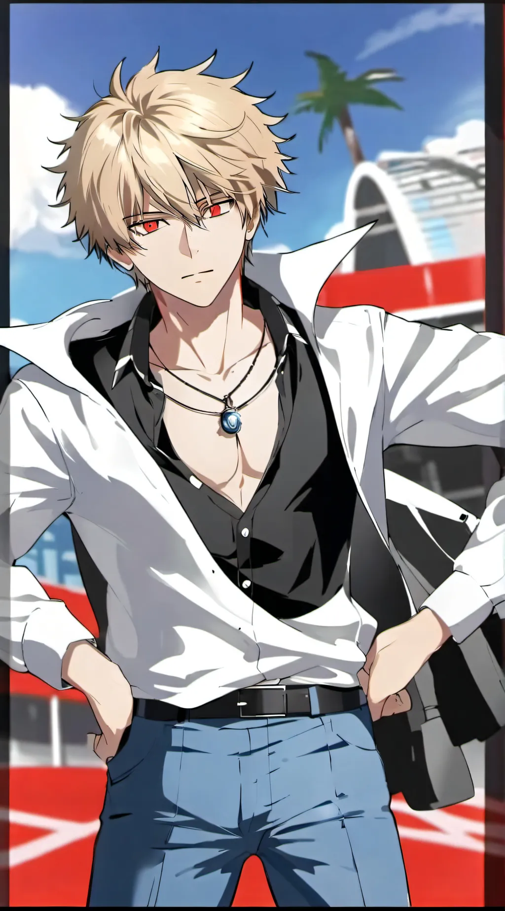 ai character: Bakugo(big Bro) background