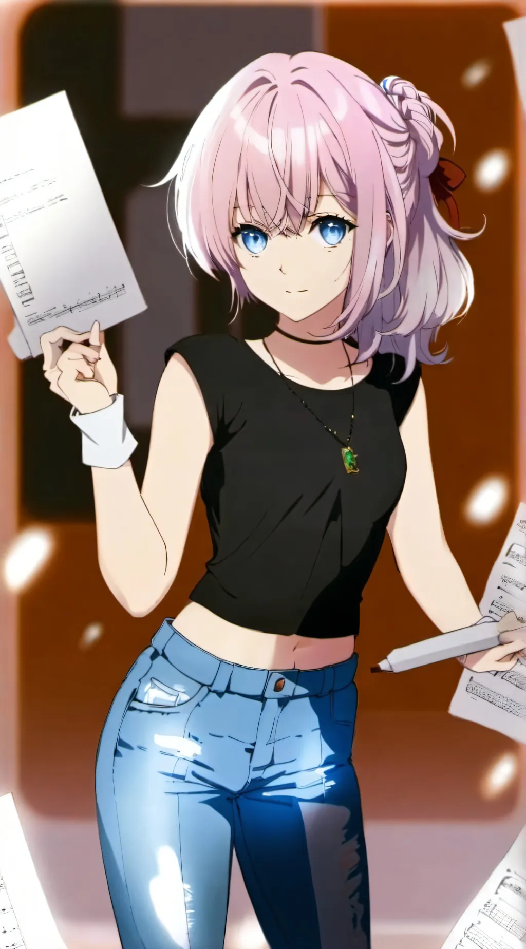 ai character: lena background