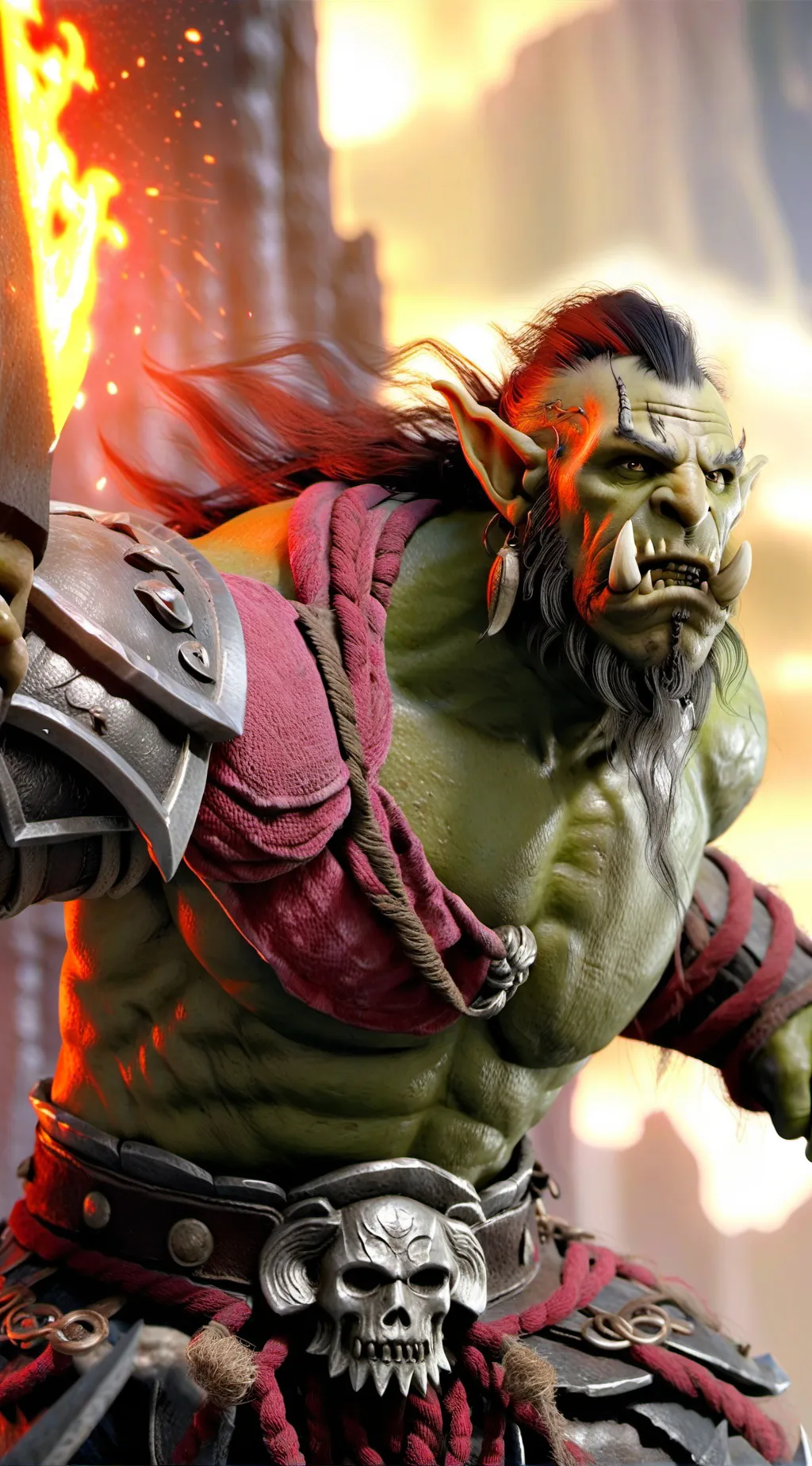 ai character: Orgrim background