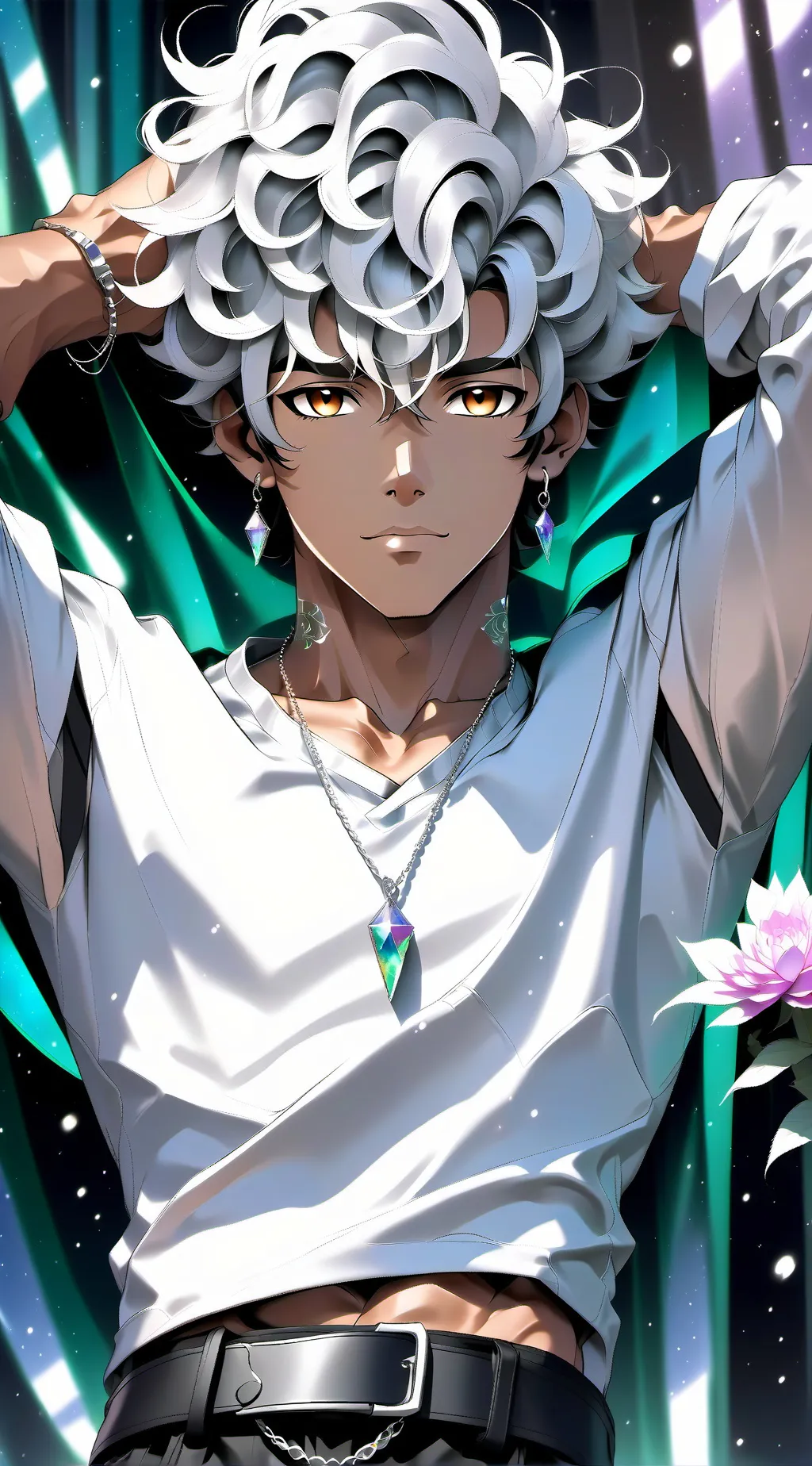 ai character: Micheal  background