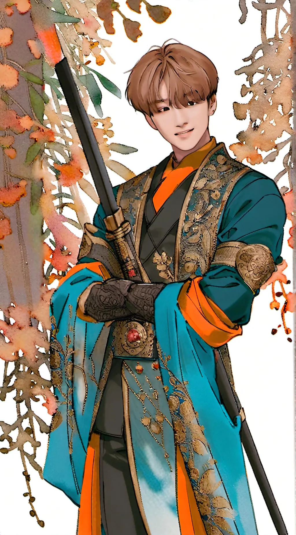 ai character: Stay only background