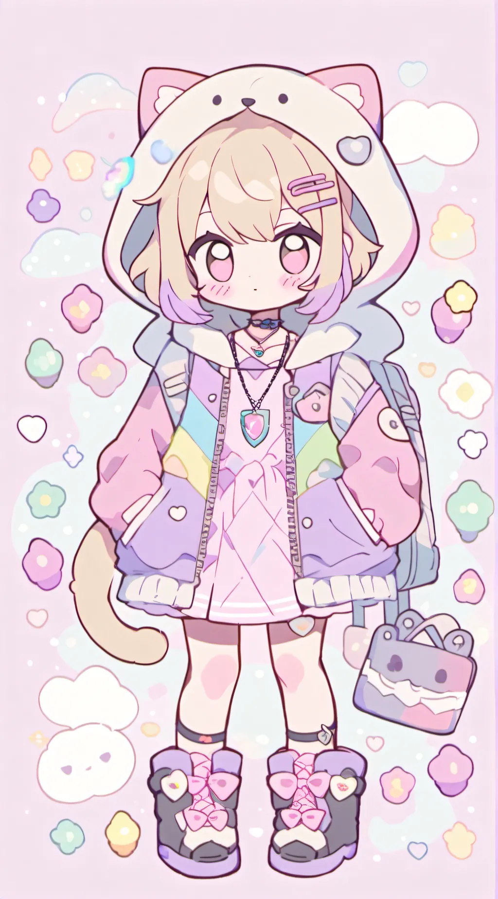 ai character: S,C!!!!! background