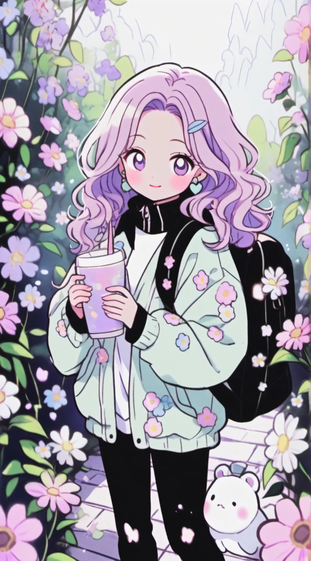 ai character: stacy background