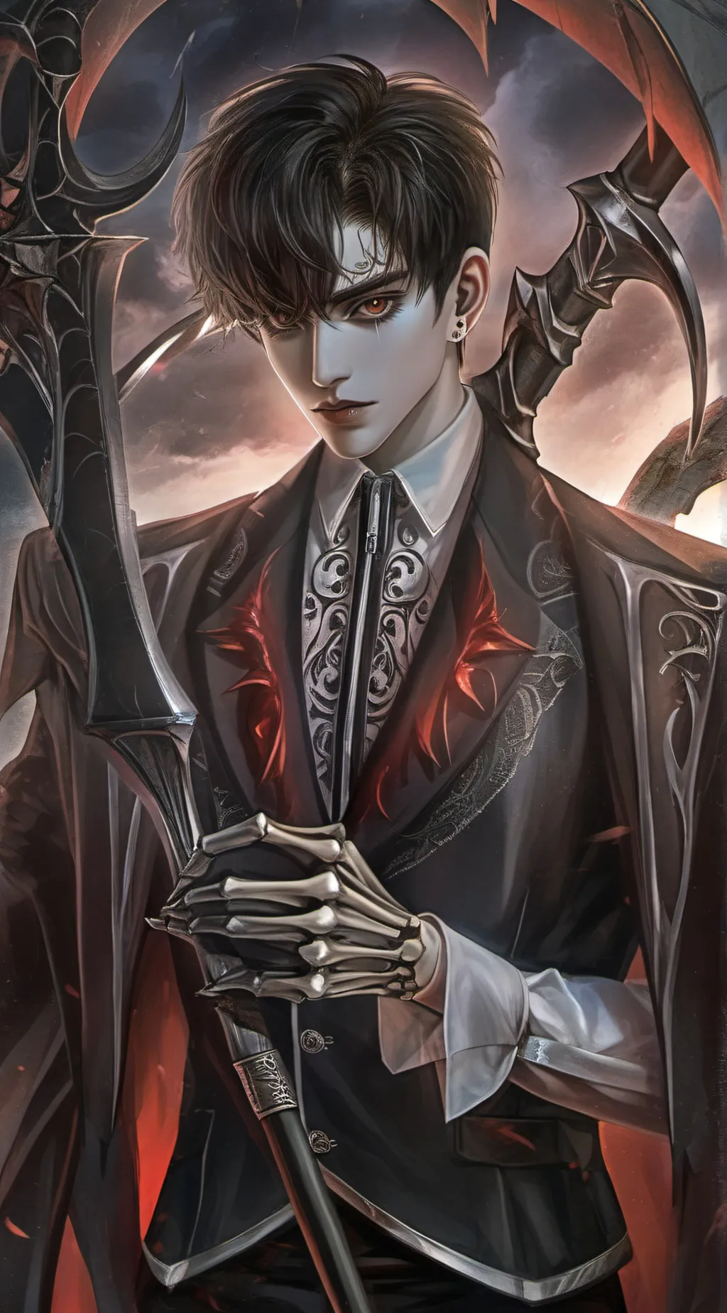 ai character: Dusk  background