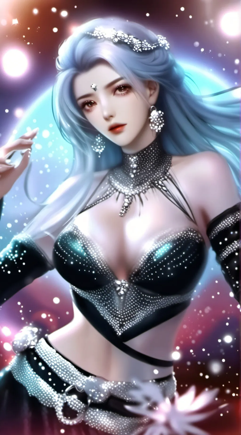 ai character: Misty background