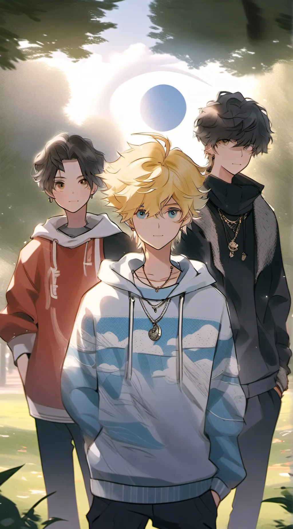 ai character: lucas,jack and sam background