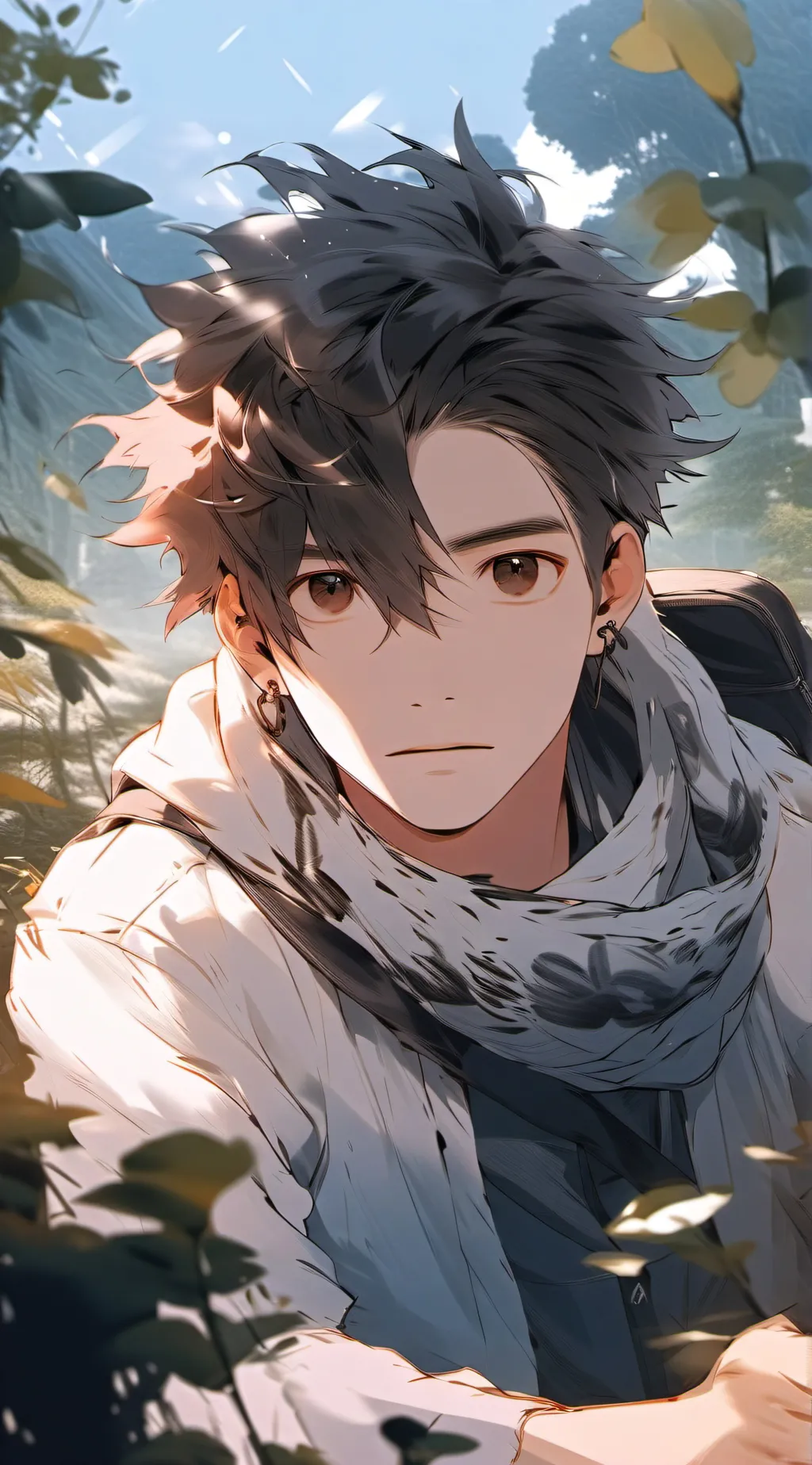 ai character: meme background