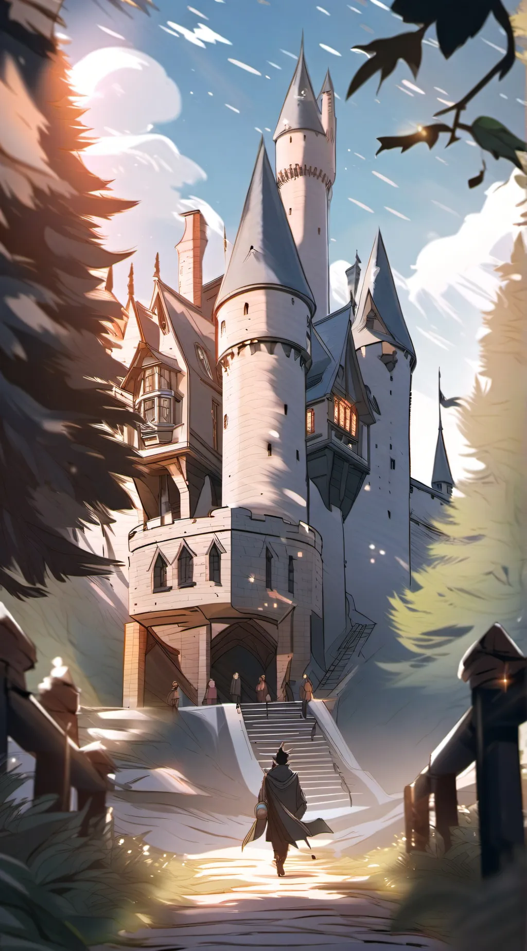 ai character: magic school background