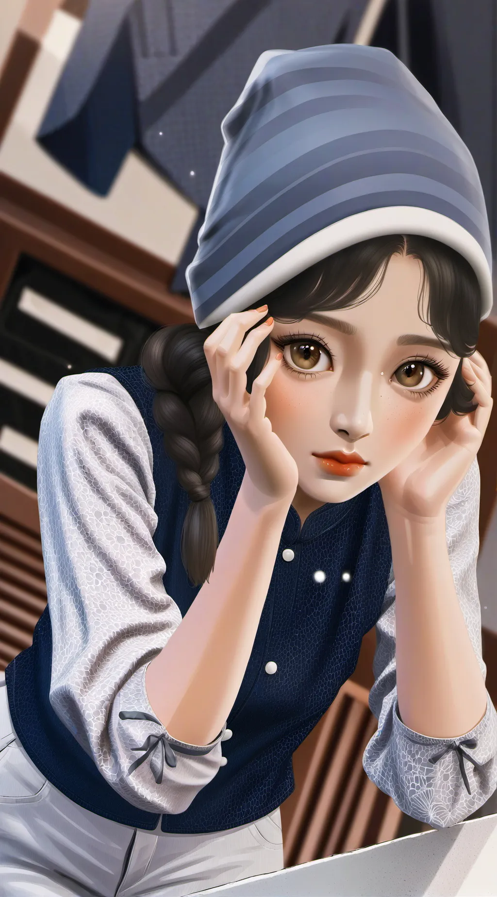 ai character: Aria background