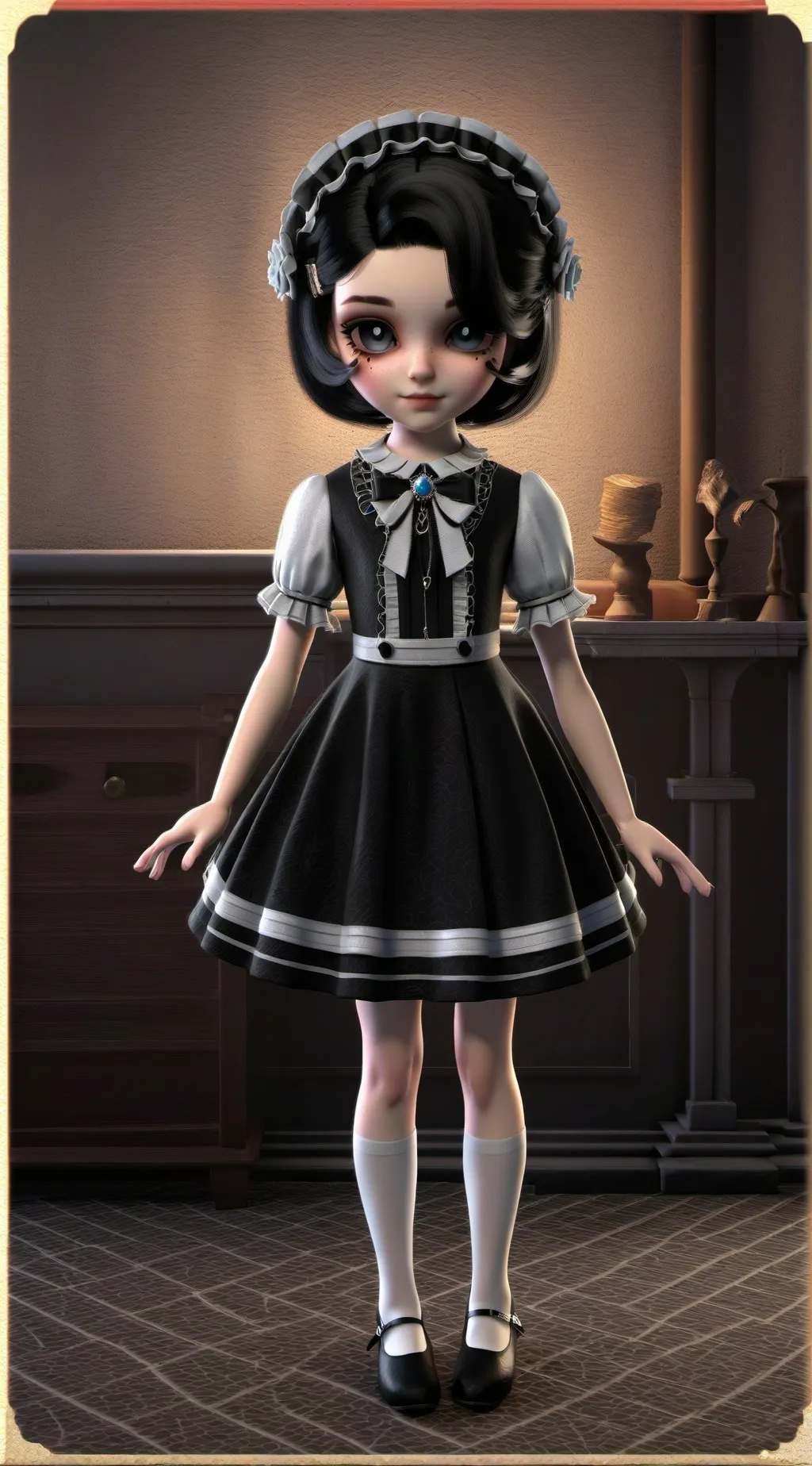 ai character: Luna background