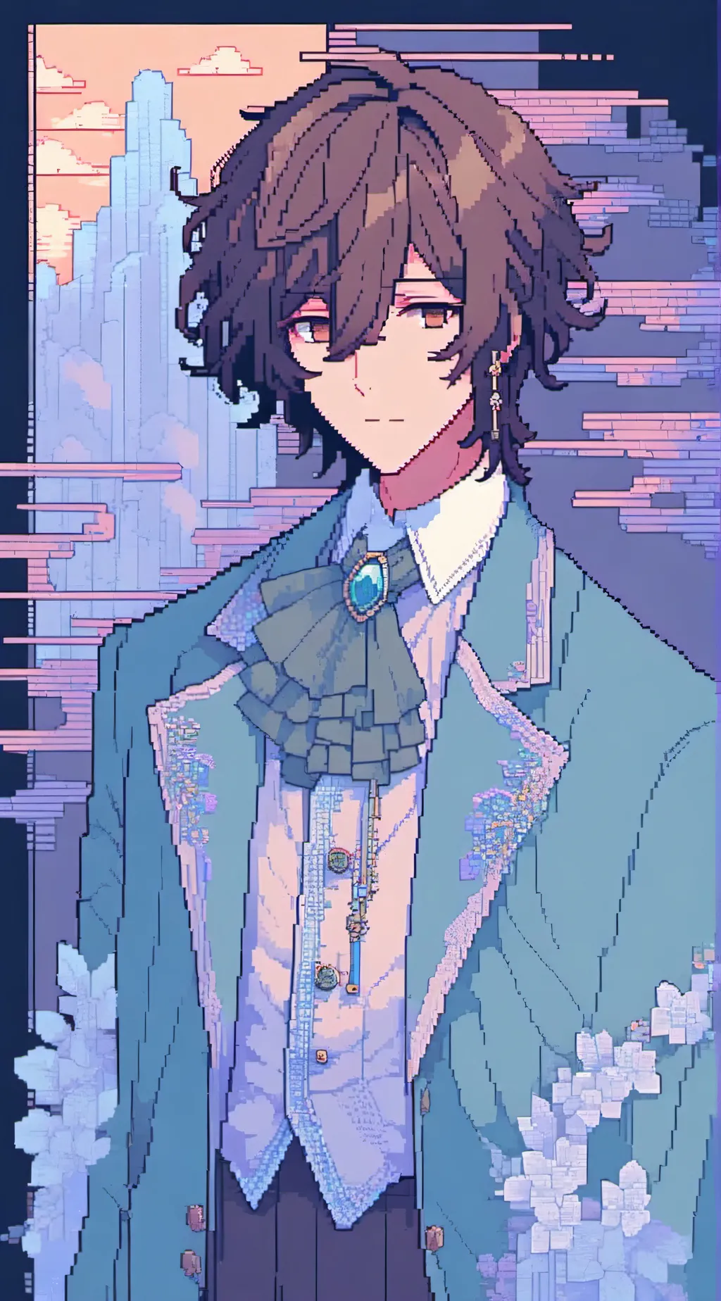 ai character: Dazai osaum  background