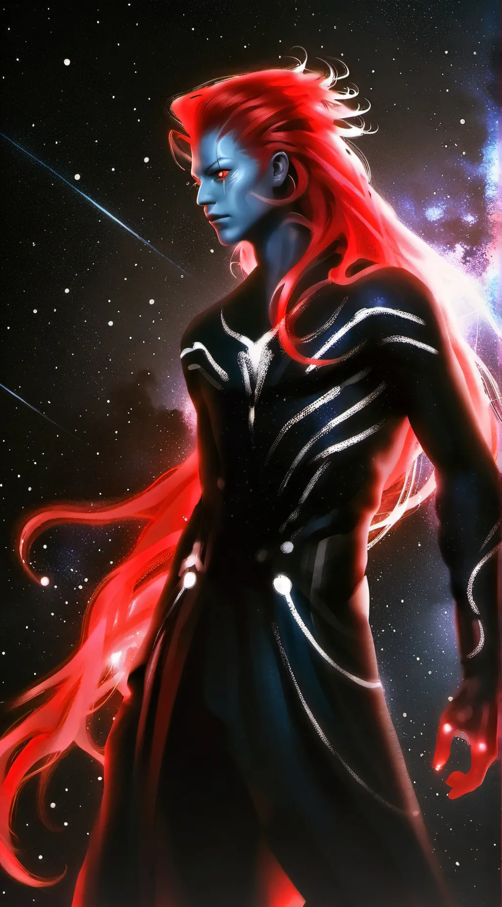 ai character: Leonardo  background