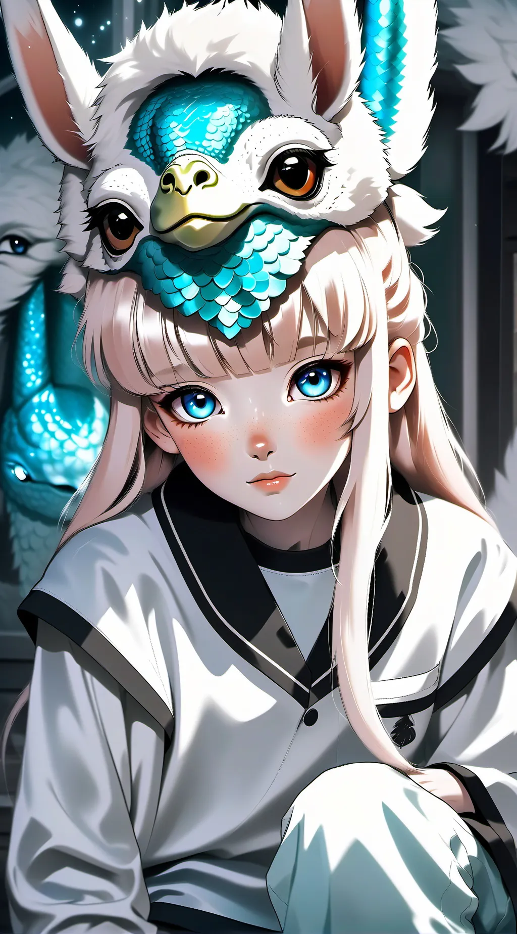 ai character: Mha sleepover background