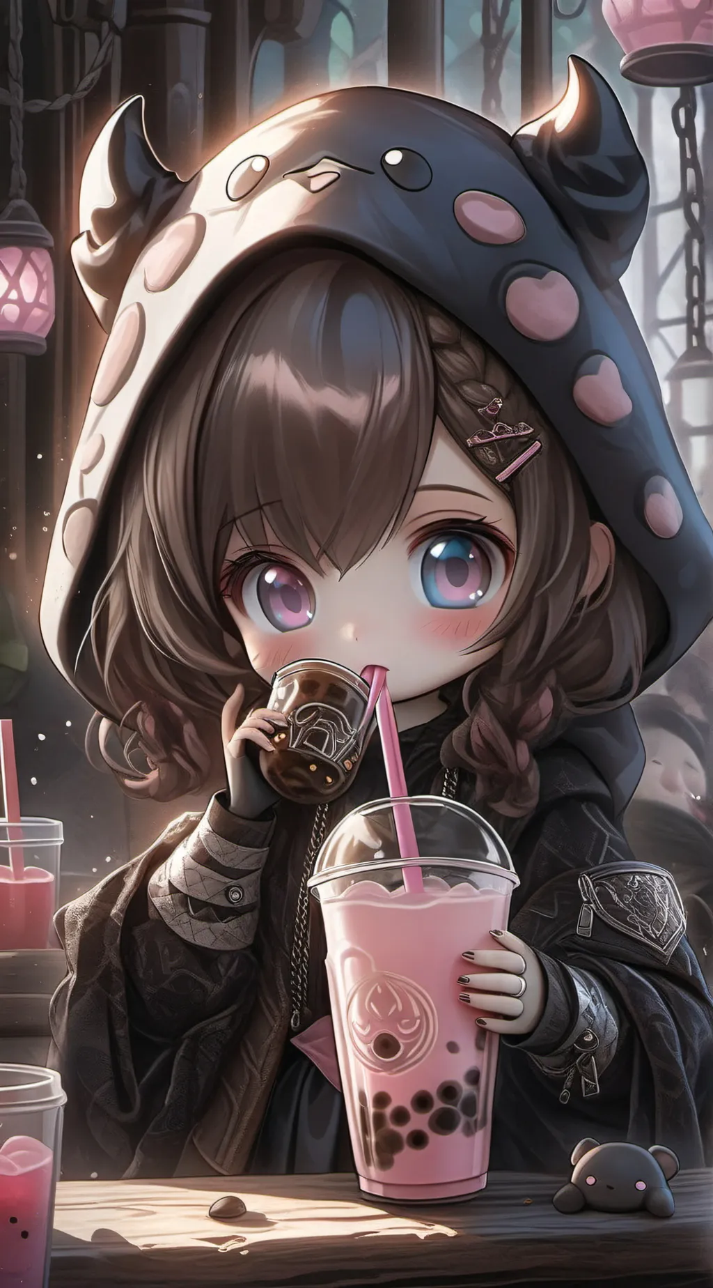 ai character: Melody background