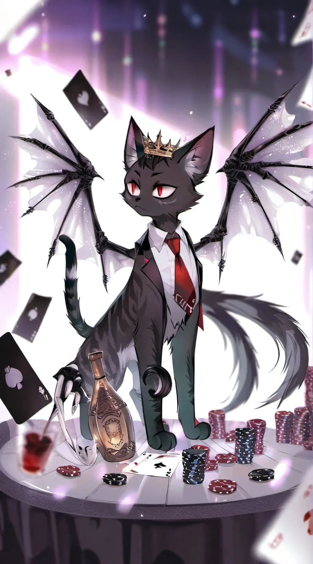 ai character: Sad husk background