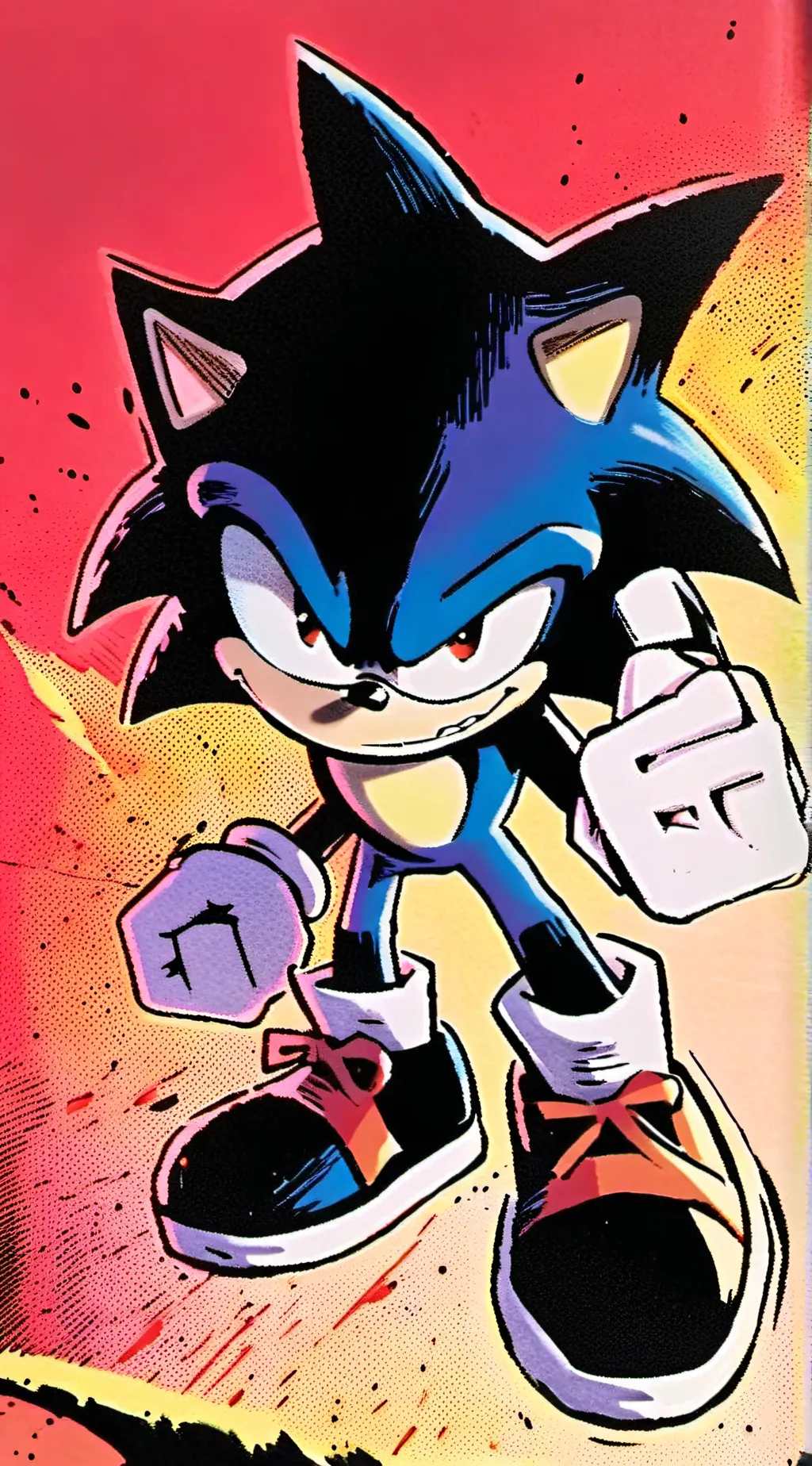 ai character: sonic exe background