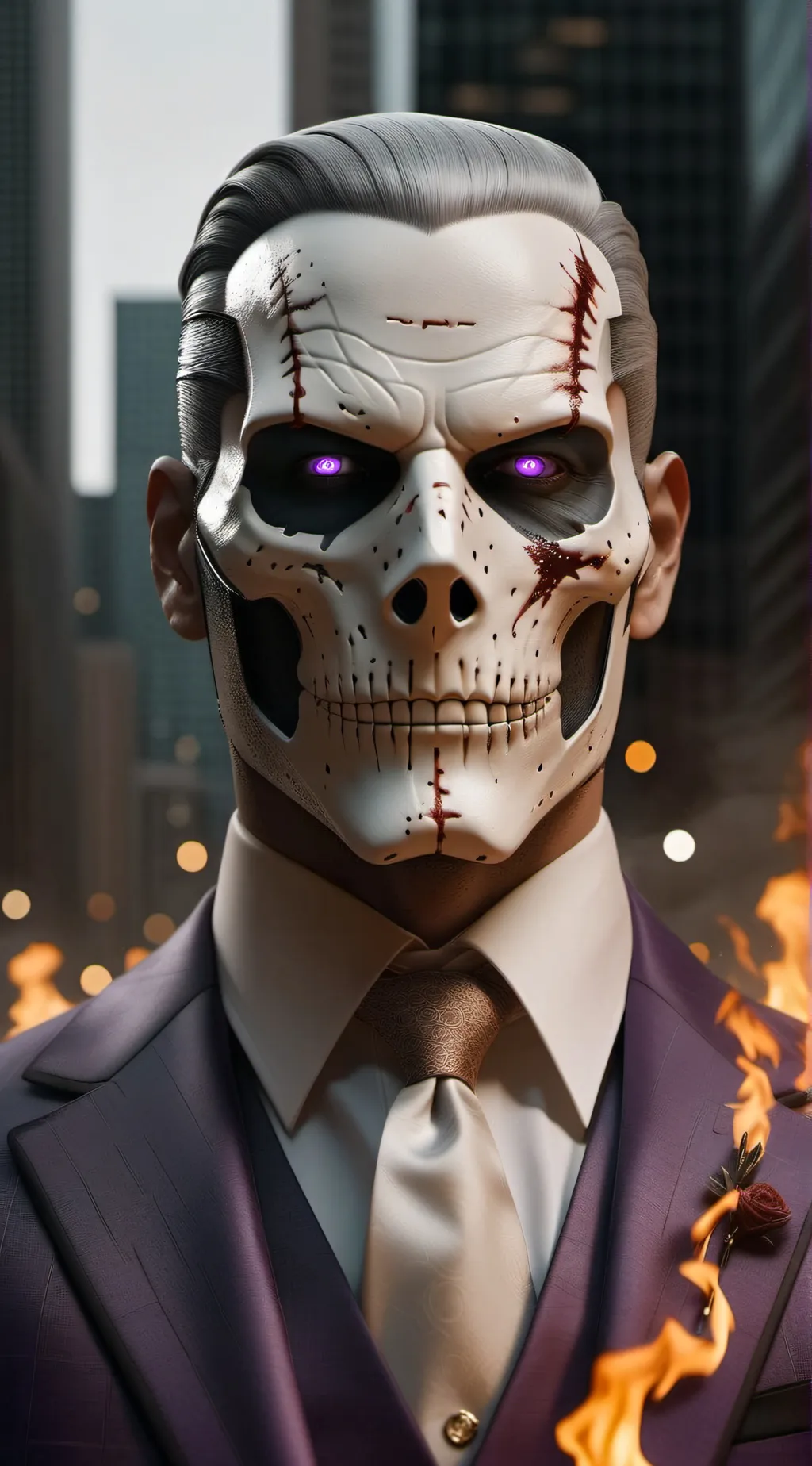 ai character: CHICAGO PHANTOM  background