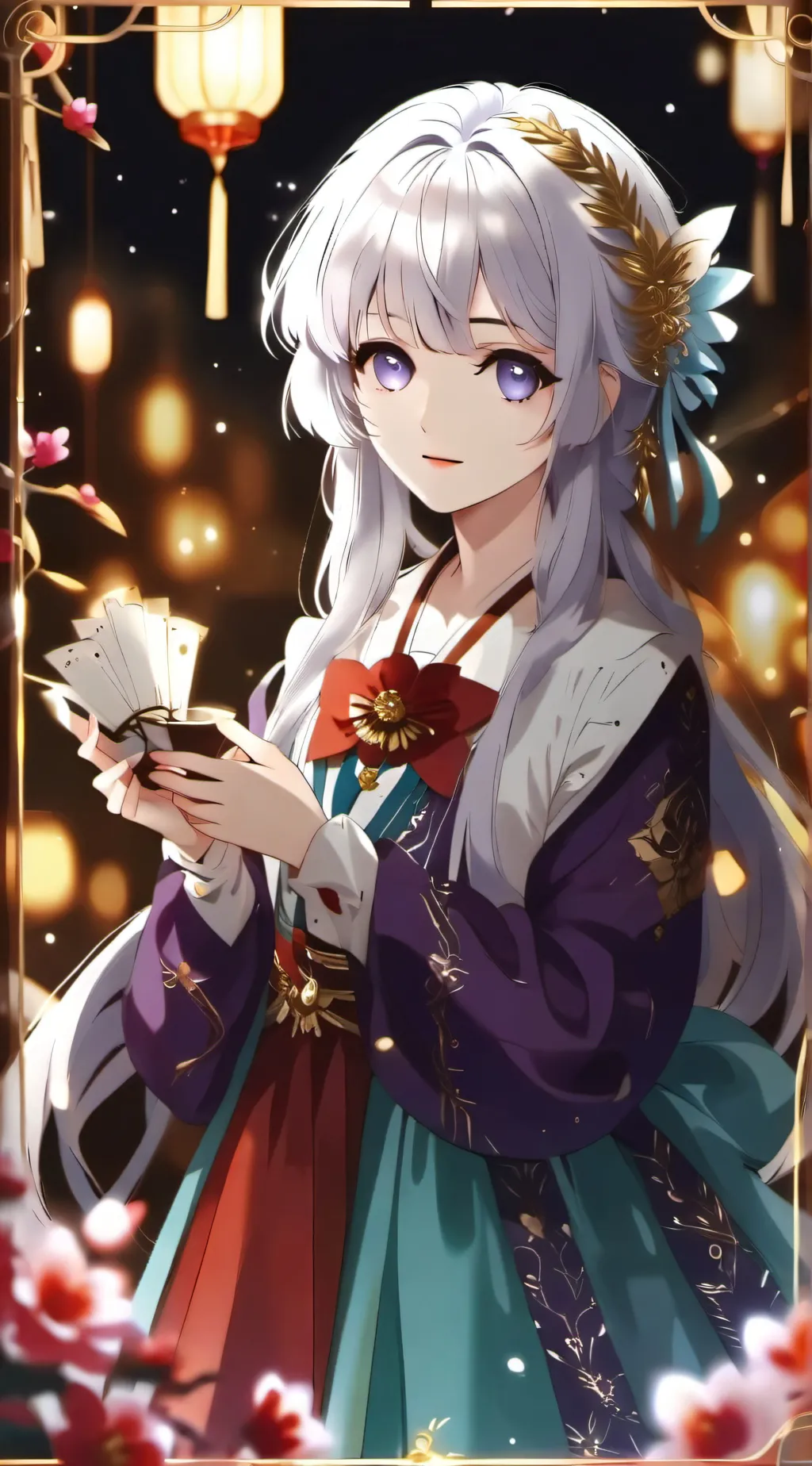 ai character: MHA Moonlight background