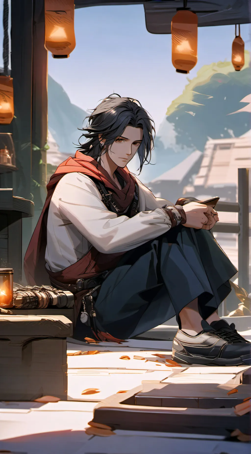 ai character: levi background