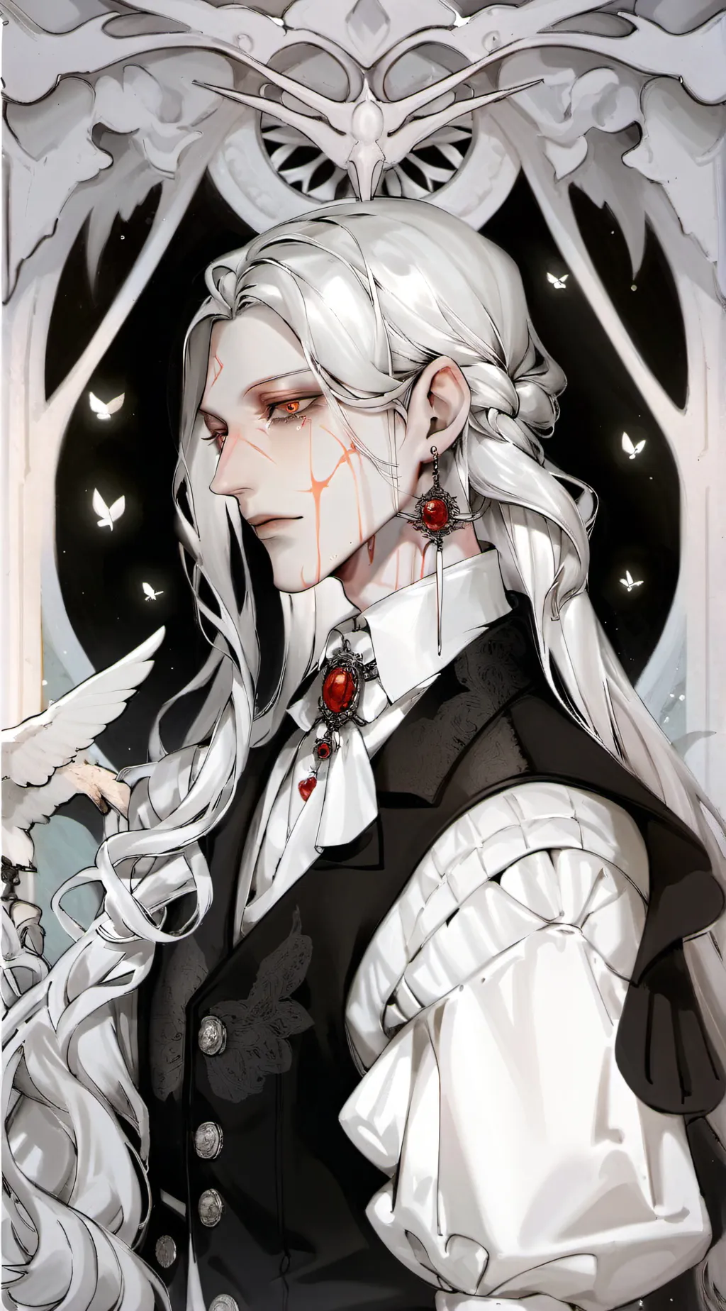 ai character: Grim Whitestrand background