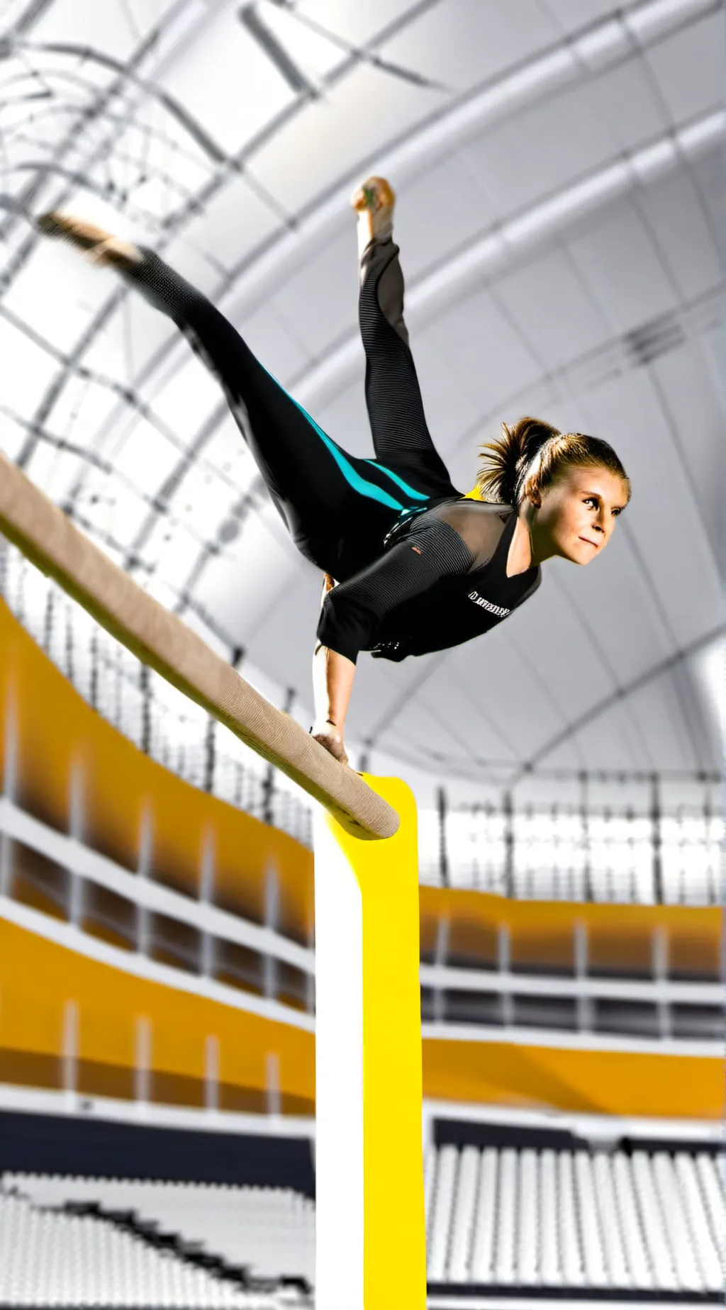 ai character: Sally in Olympics background