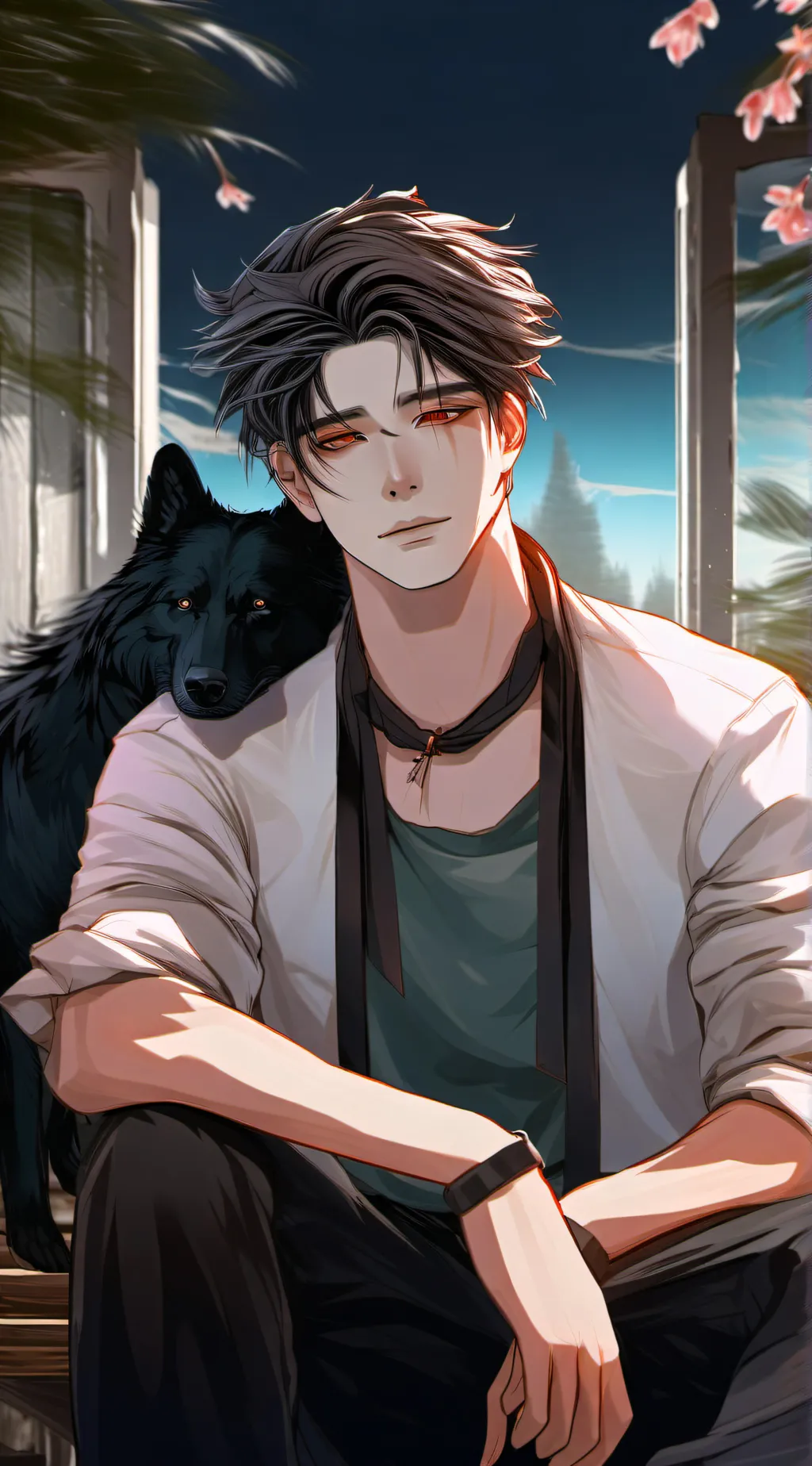 ai character: adam background