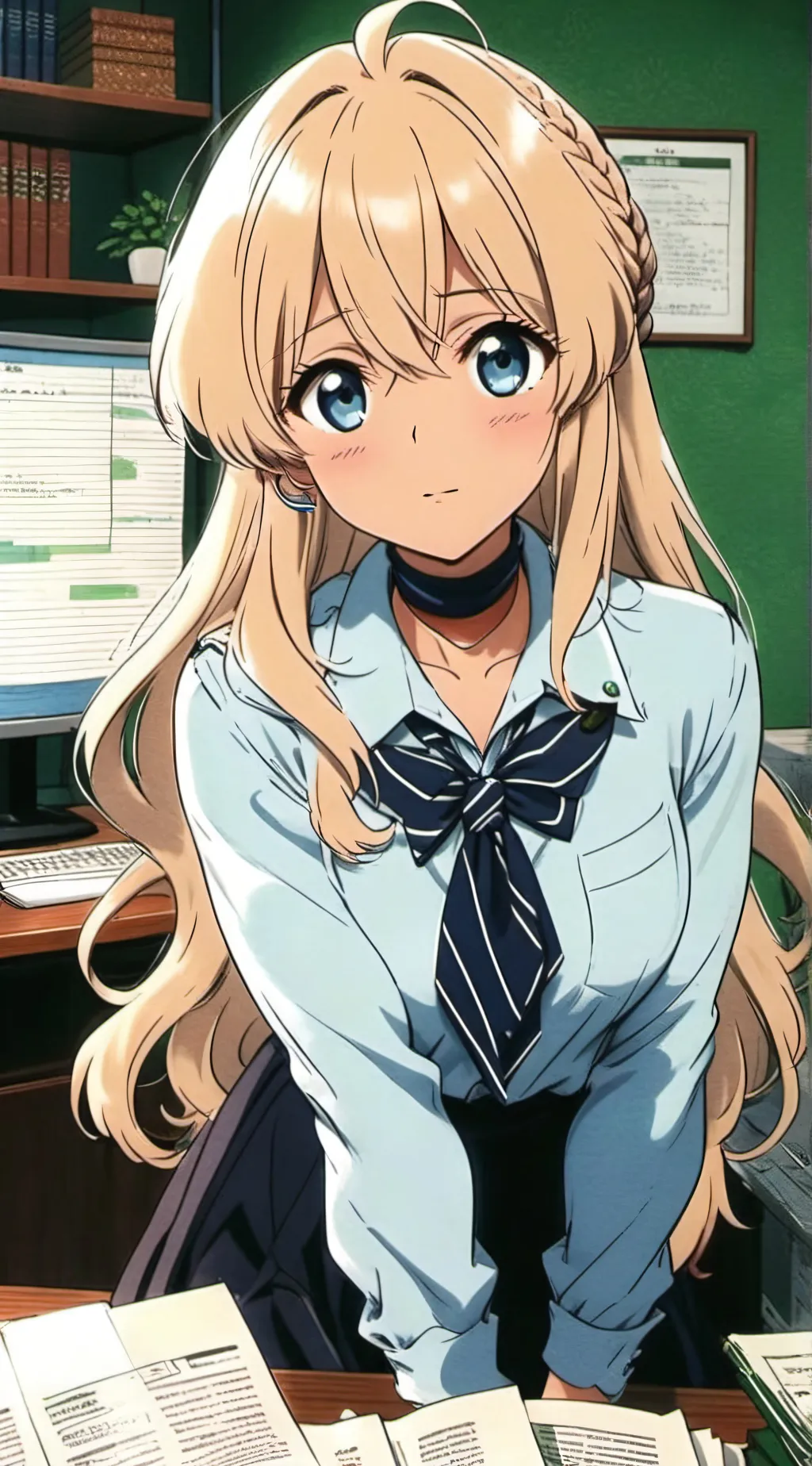 ai character: Rachel  background