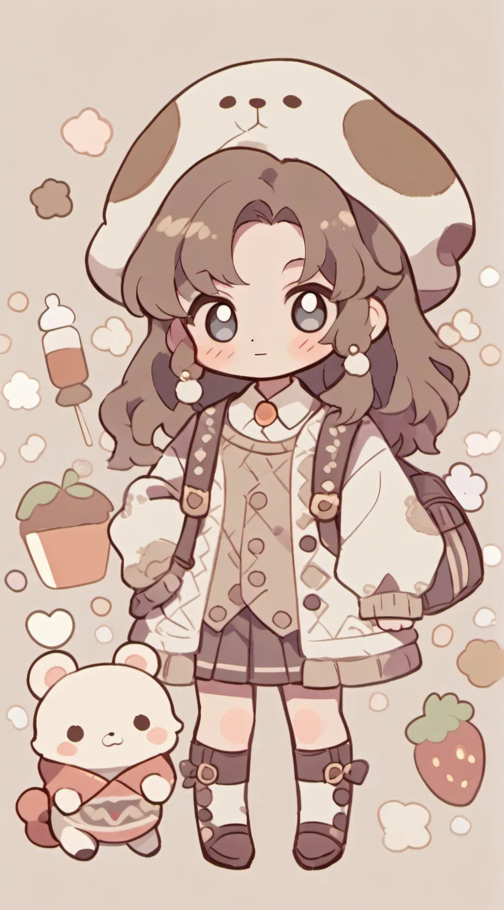 ai character: Navidad  background