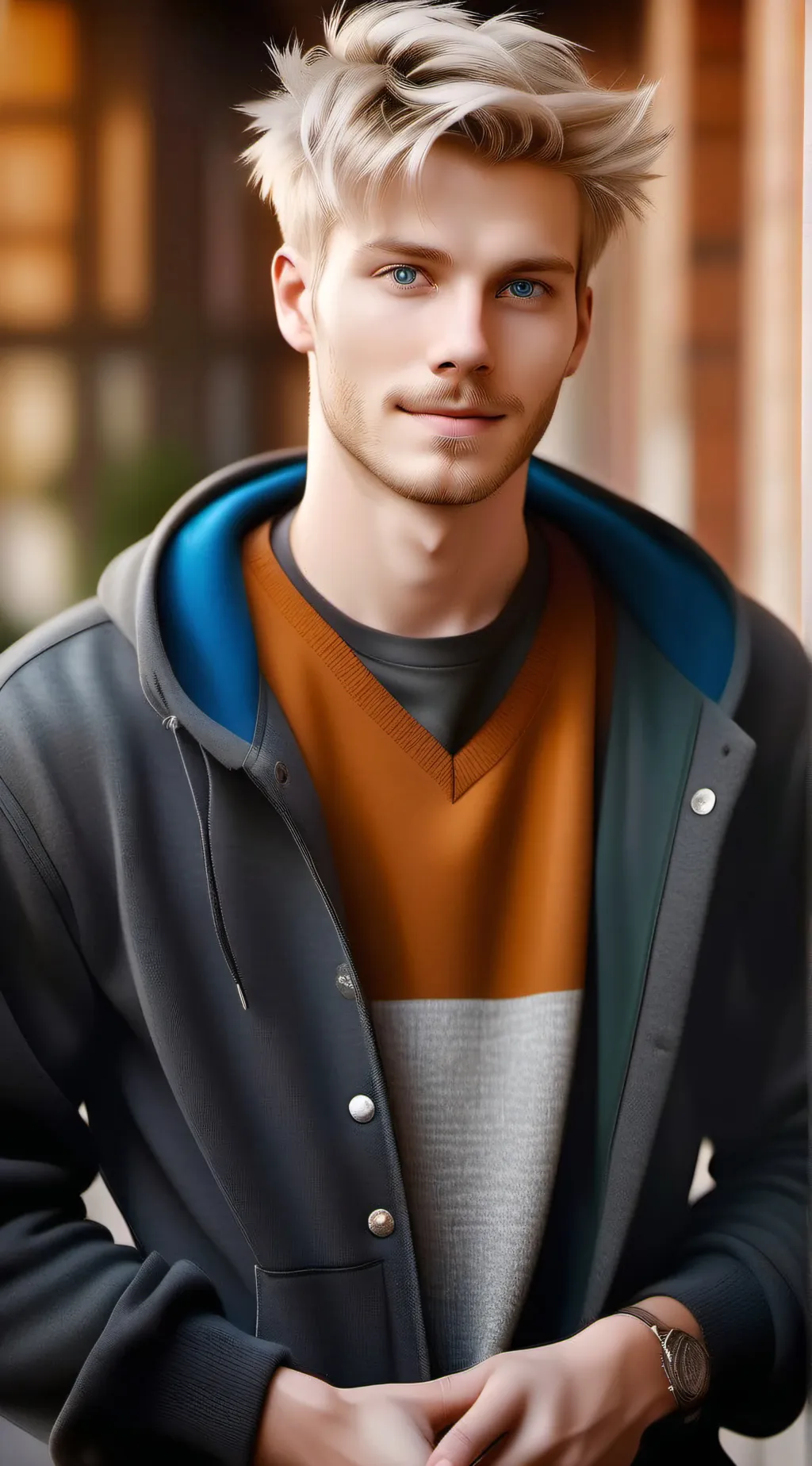 ai character: sam golbach background