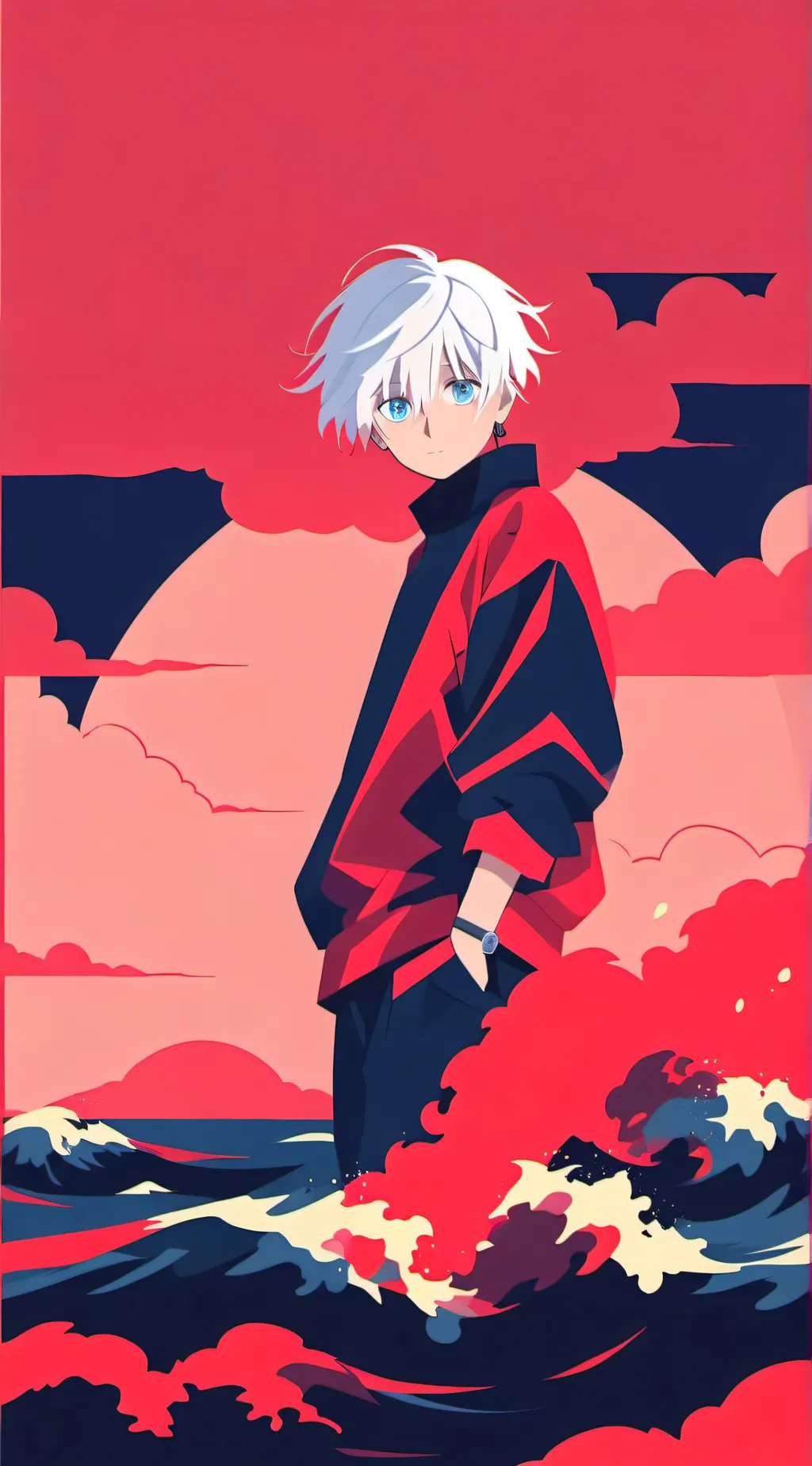 ai character: gojo background