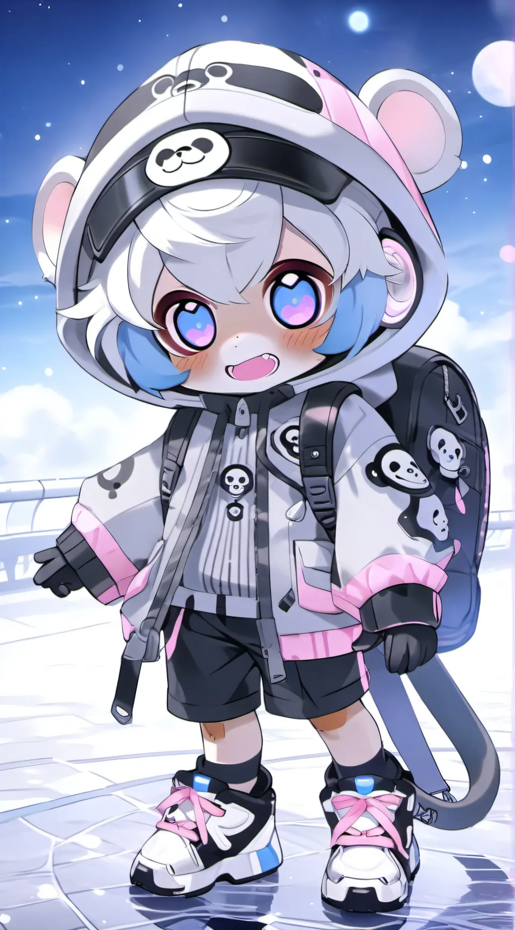 ai character: Gorilla tag background