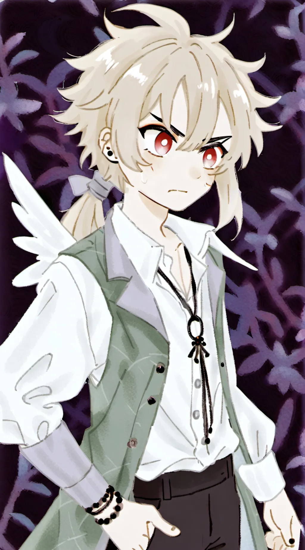 ai character: engel after ... background