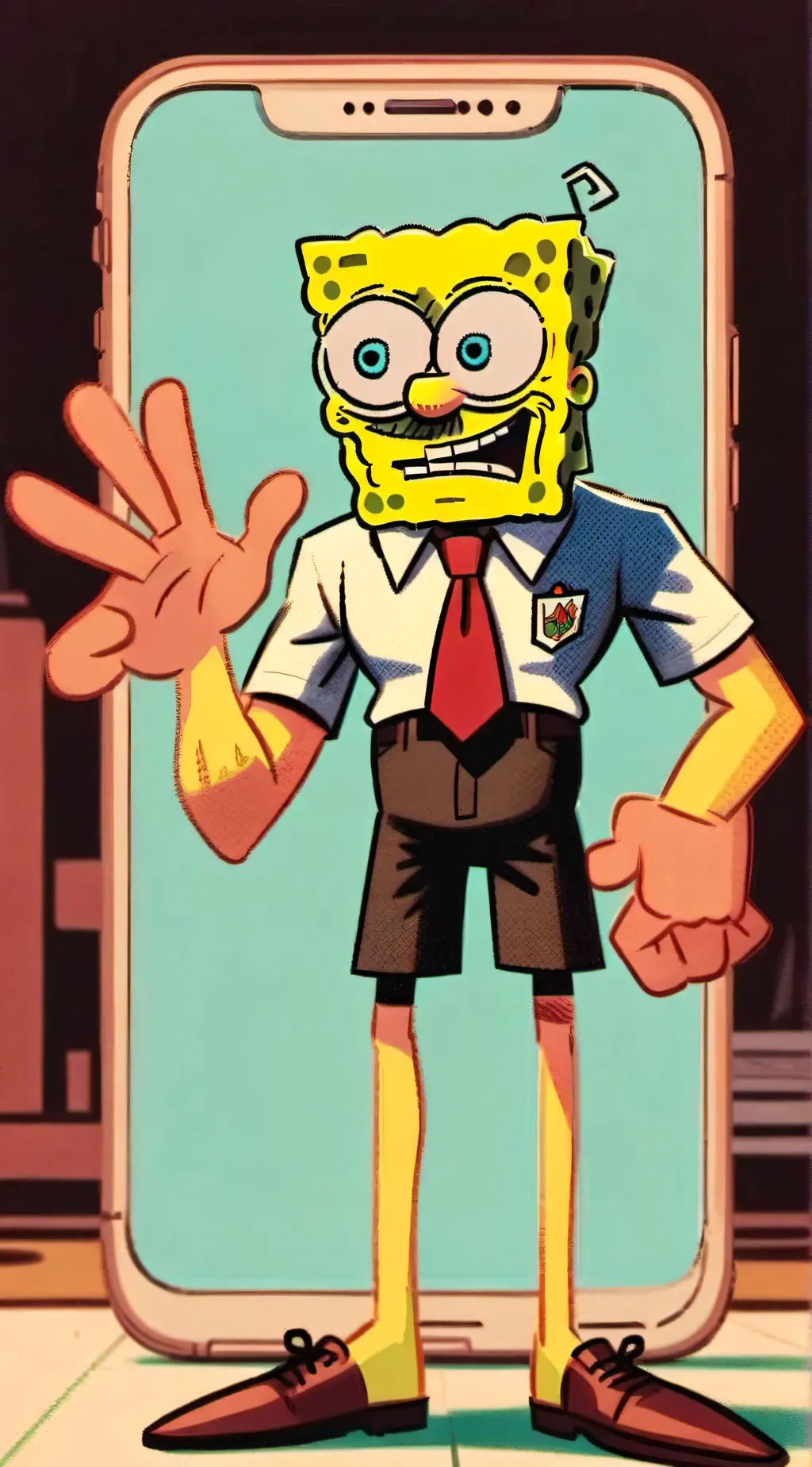 ai character: Freakbob👅 background