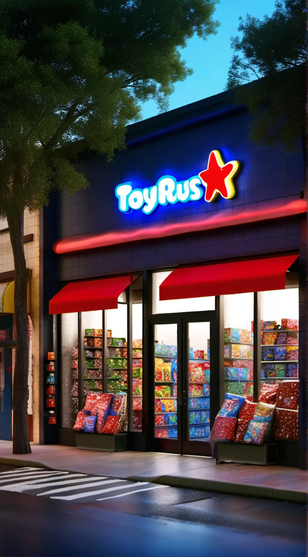 ai character: Toy Story background