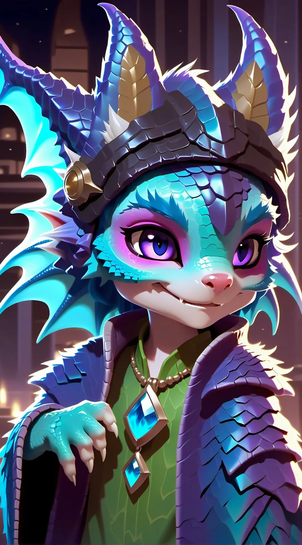 ai character: Berry punch  background